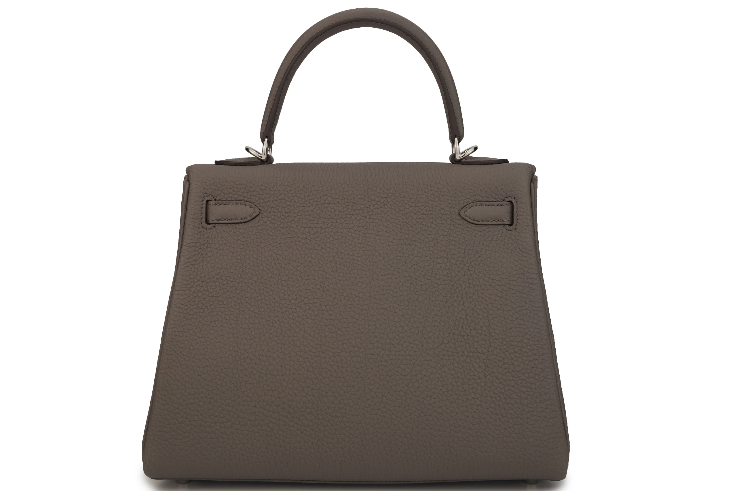 Hermès Kelly 25 Retourne Togo Gris Etain PHW - Image 4
