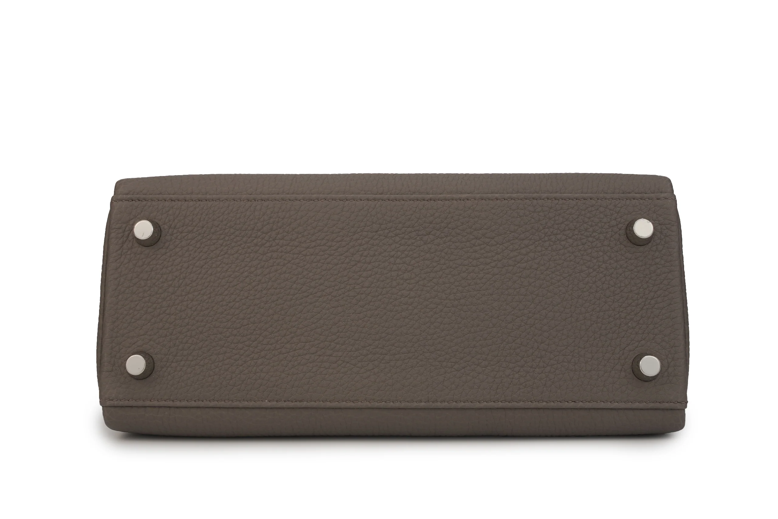 Hermès Kelly 25 Retourne Togo Gris Etain PHW - Image 7