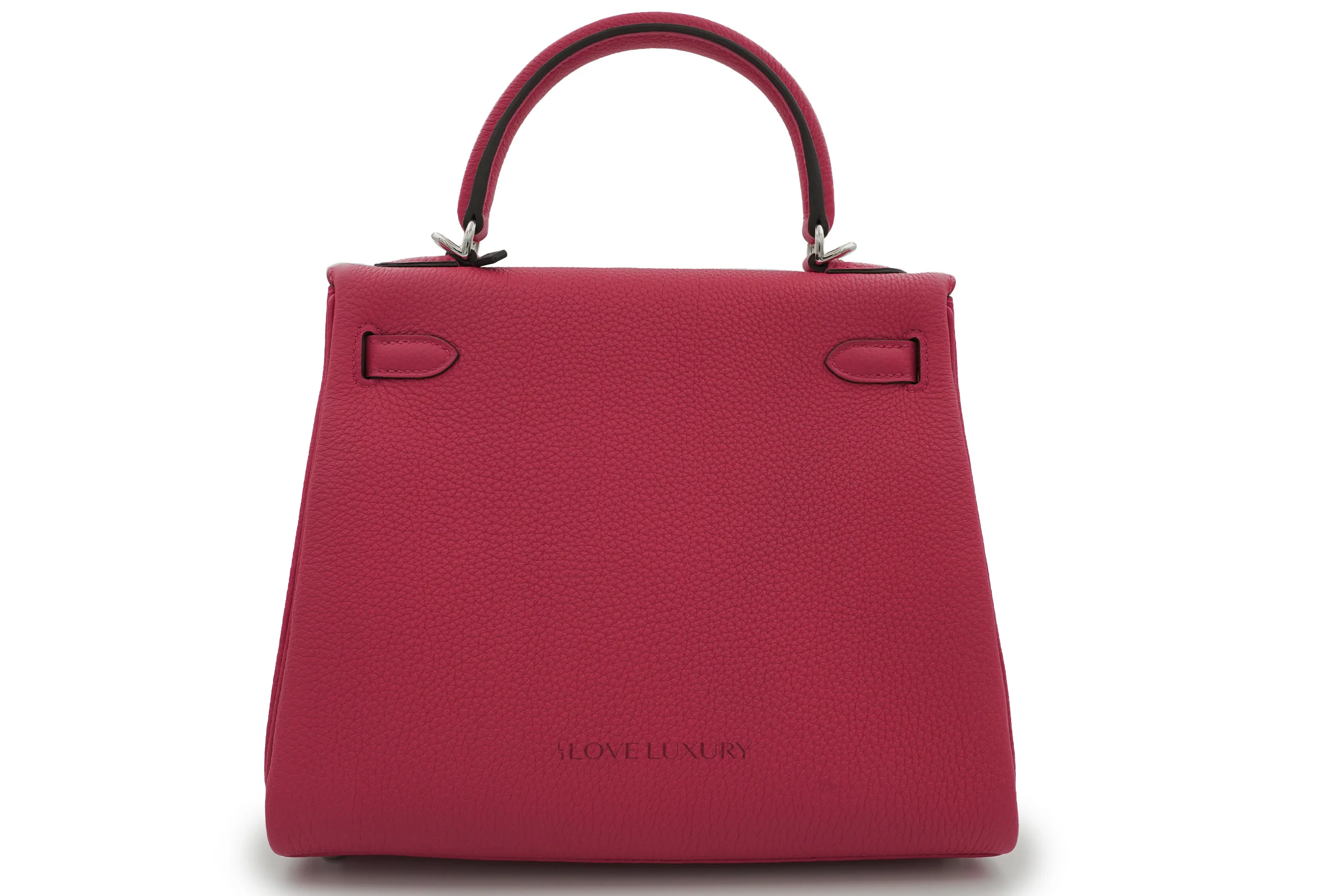 Hermès Kelly 25 Retourne Togo Rose Pop PHW - Image 3