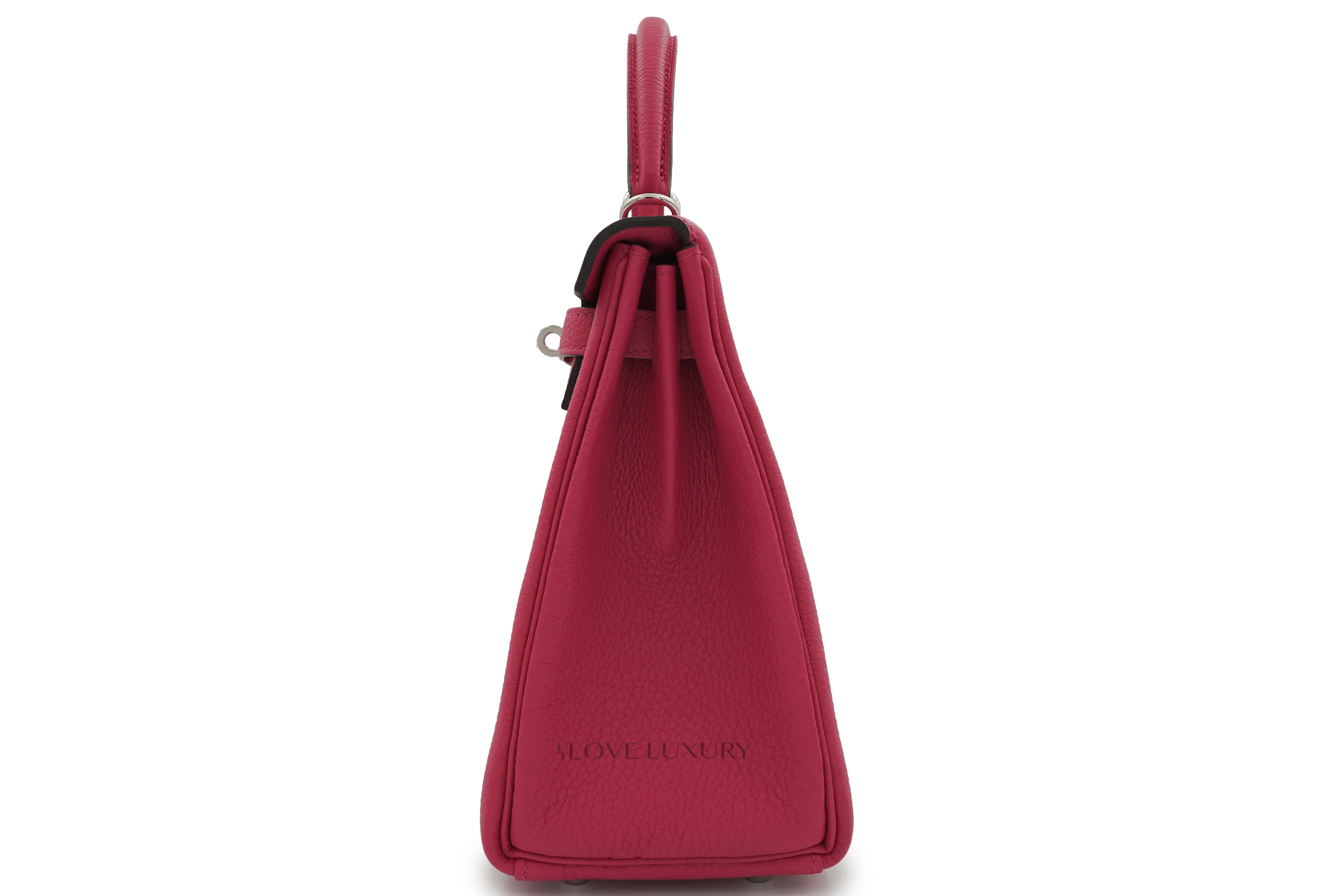 Hermès Kelly 25 Retourne Togo Rose Pop PHW - Image 4