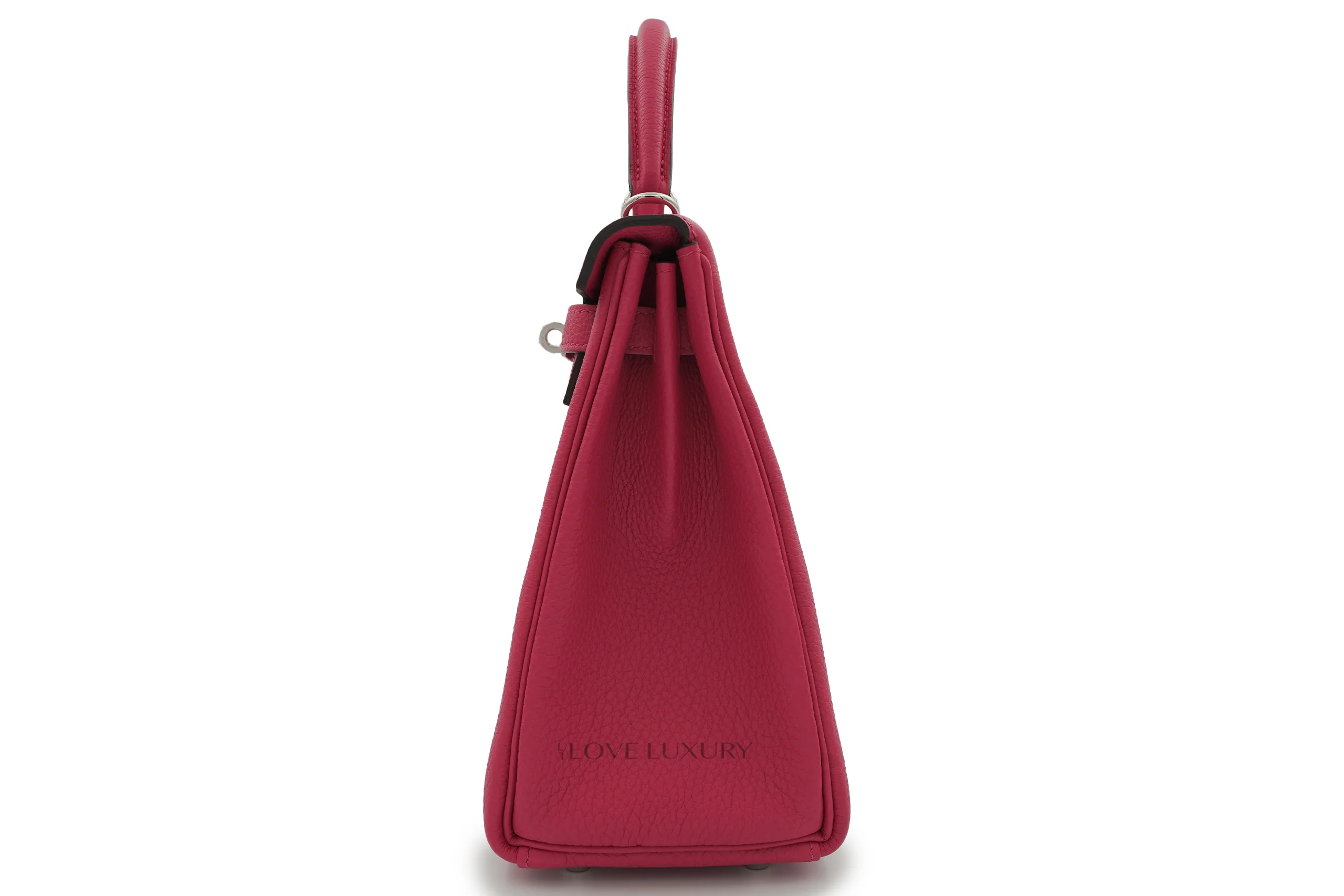 Hermès Kelly 25 Retourne Togo Rose Pop PHW - Image 5