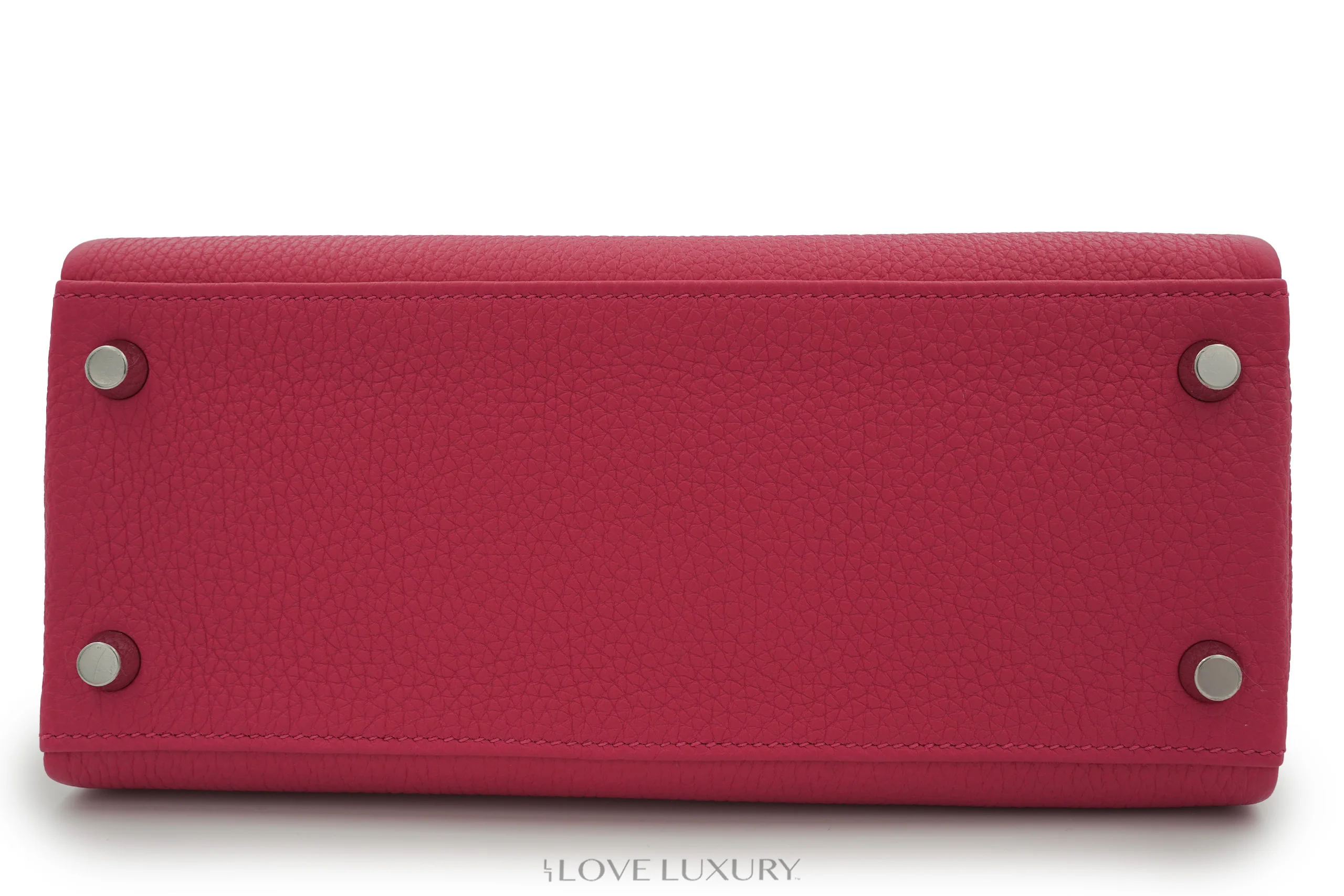 Hermès Kelly 25 Retourne Togo Rose Pop PHW - Image 7