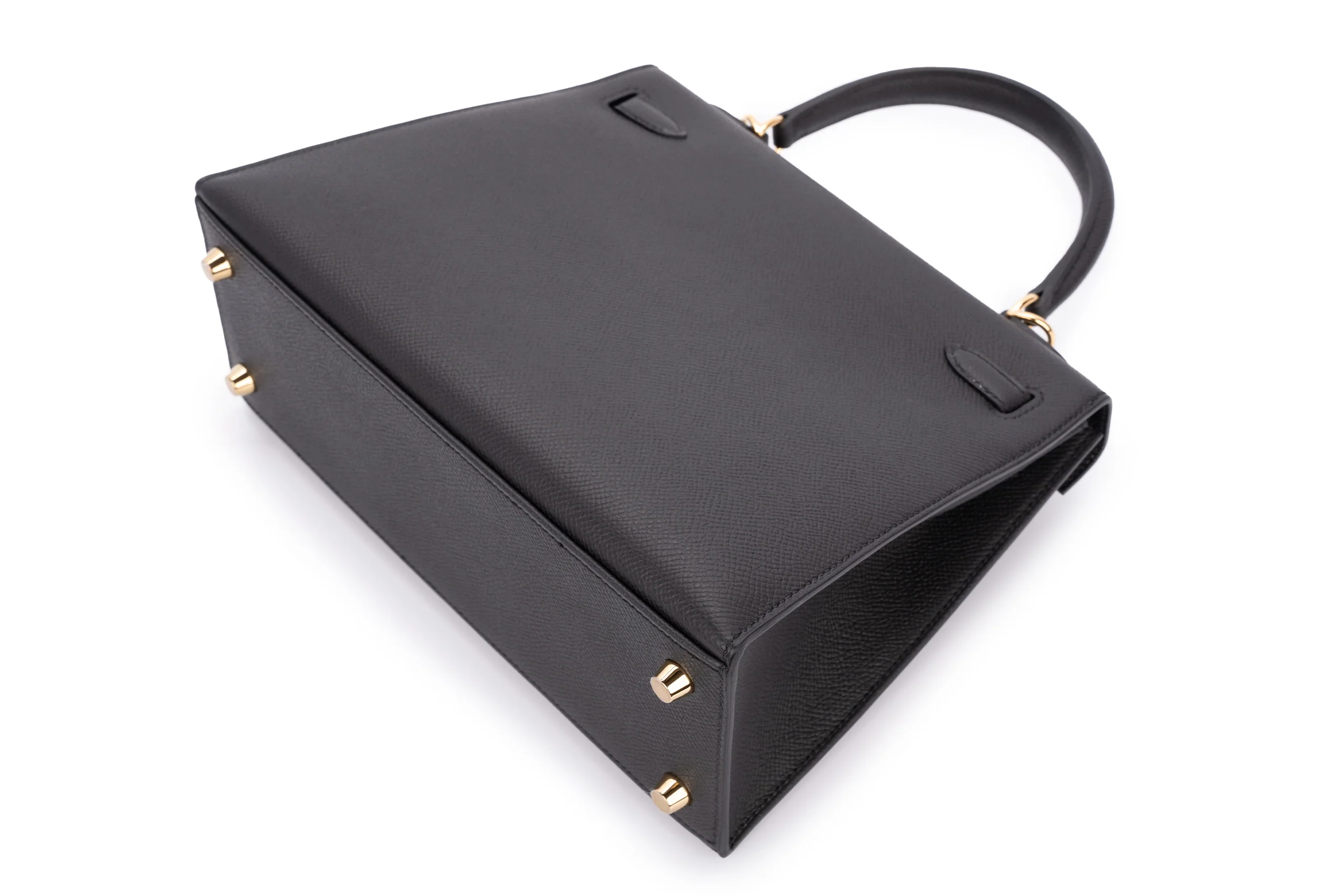 Hermès Kelly 25 Sellier Epsom Black GHW - Image 10