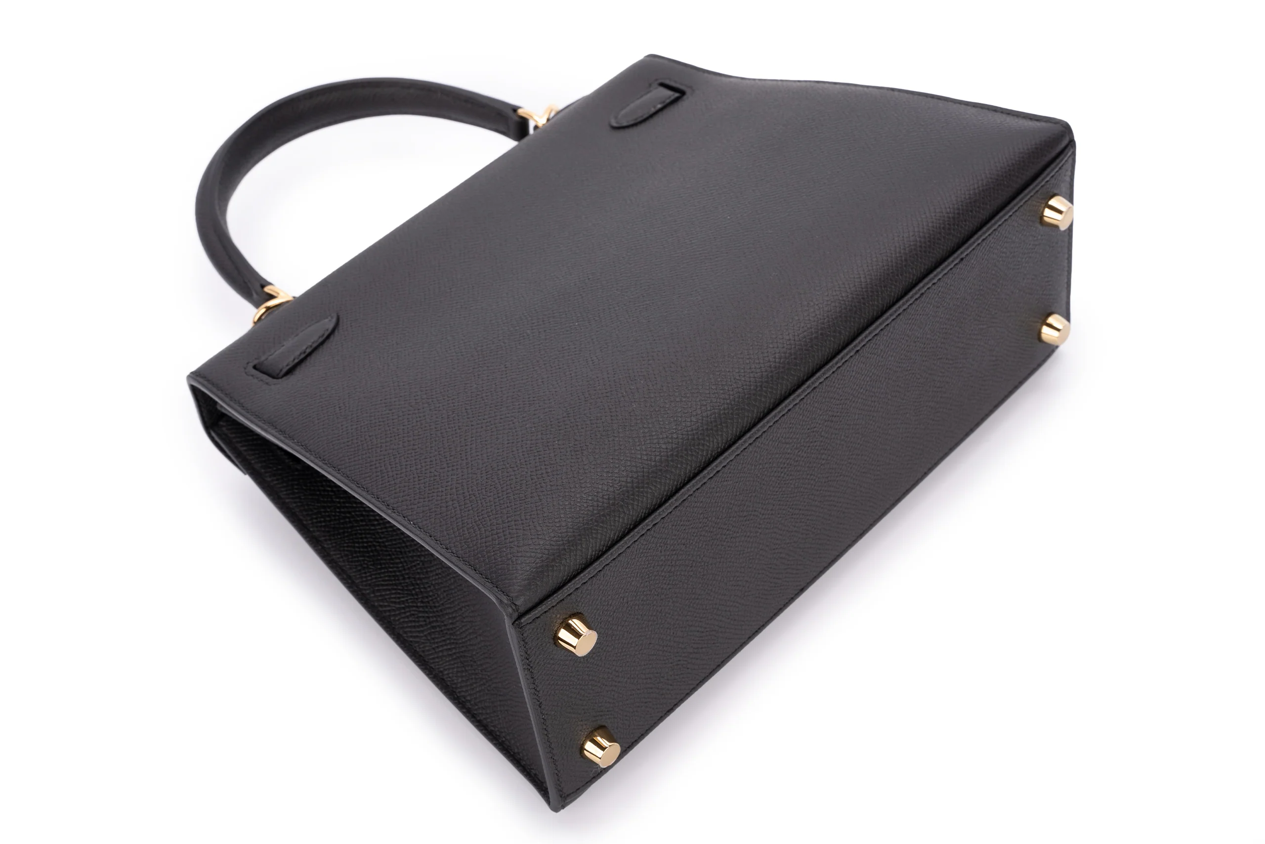 Hermès Kelly 25 Sellier Epsom Black GHW - Image 11