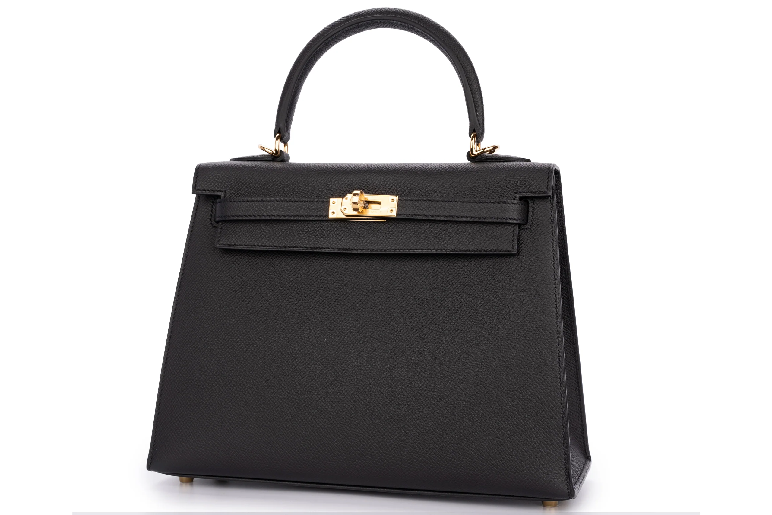 Hermès Kelly 25 Sellier Epsom Black GHW - Image 2
