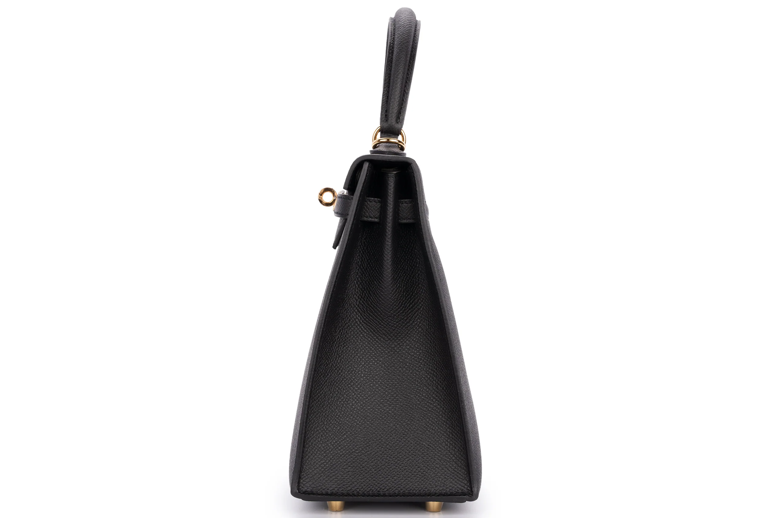 Hermès Kelly 25 Sellier Epsom Black GHW - Image 3