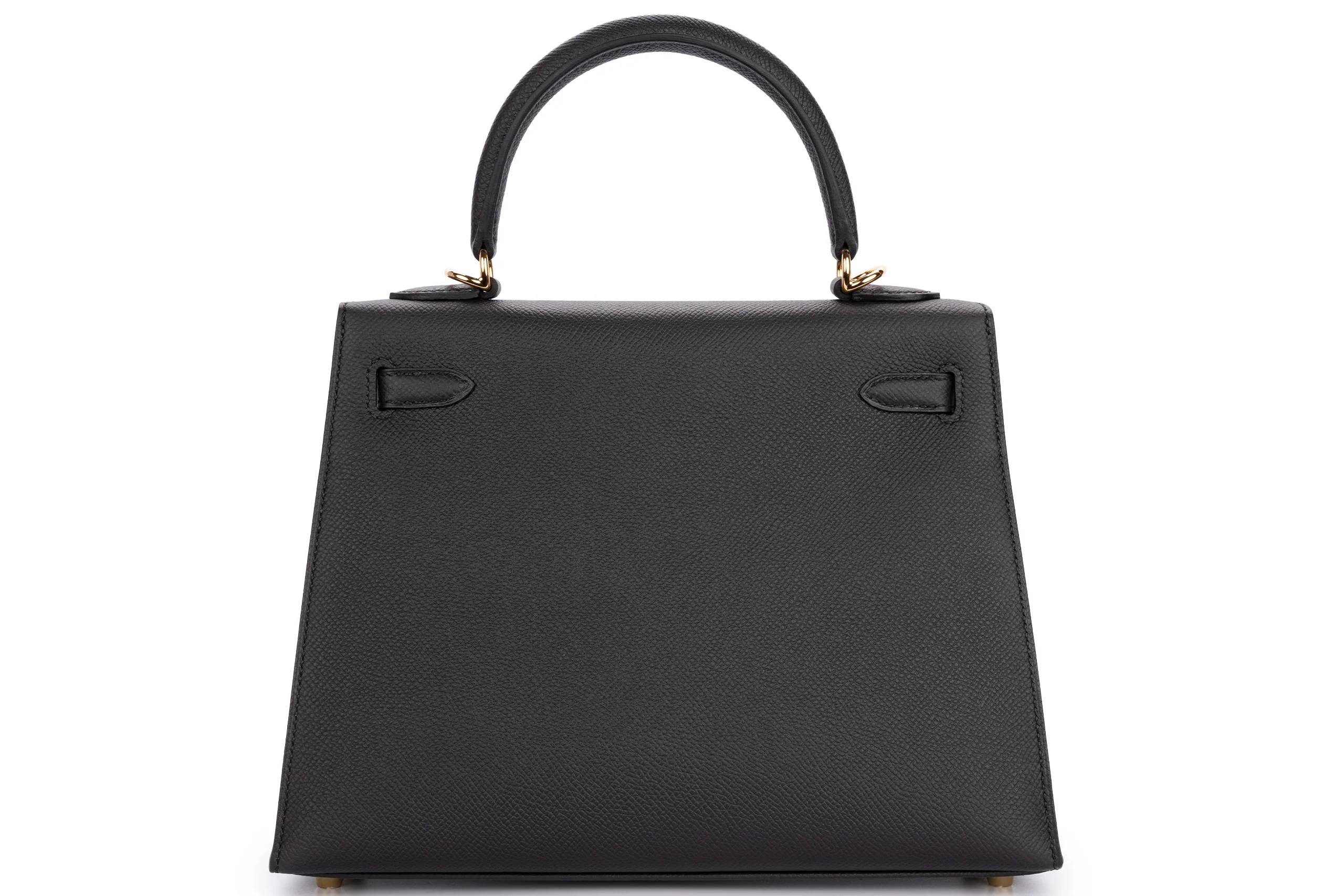 Hermès Kelly 25 Sellier Epsom Black GHW - Image 4