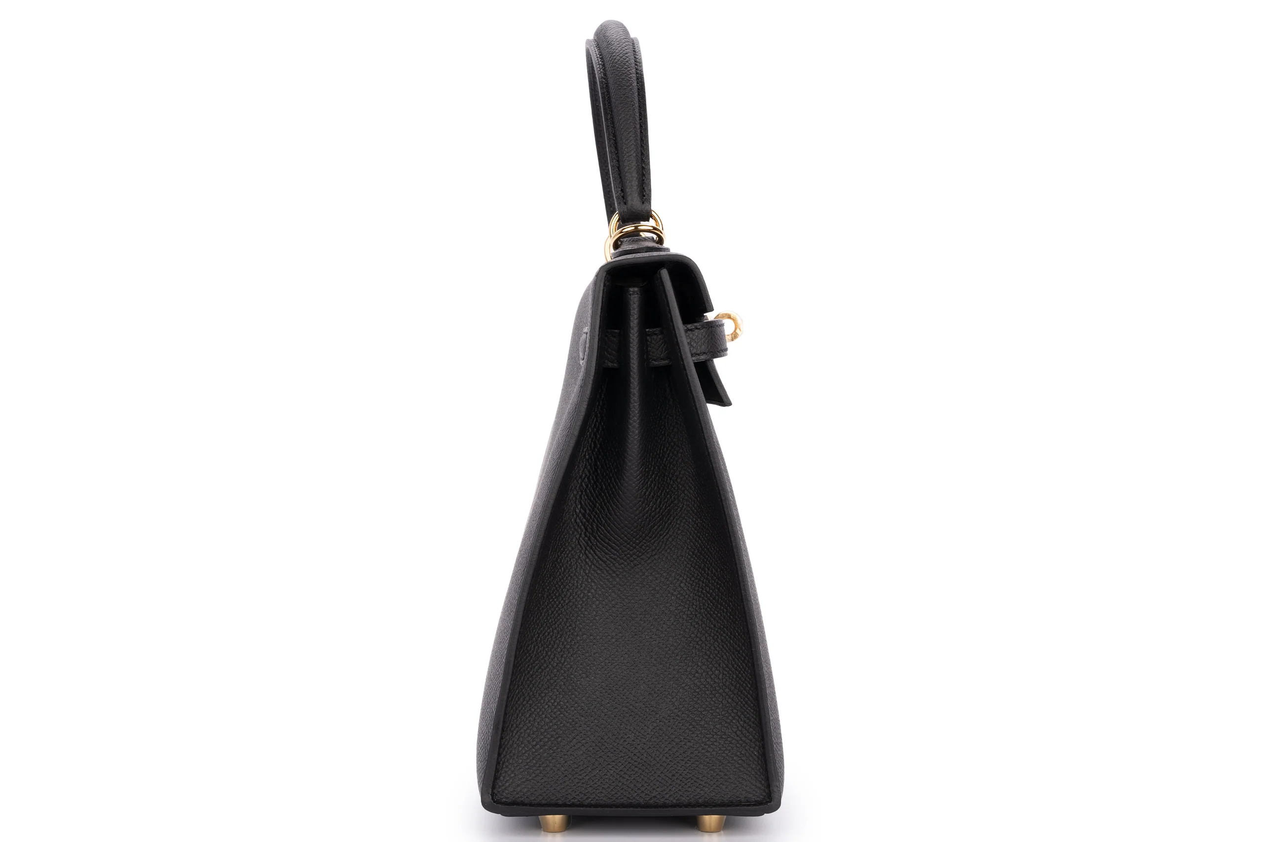 Hermès Kelly 25 Sellier Epsom Black GHW - Image 5