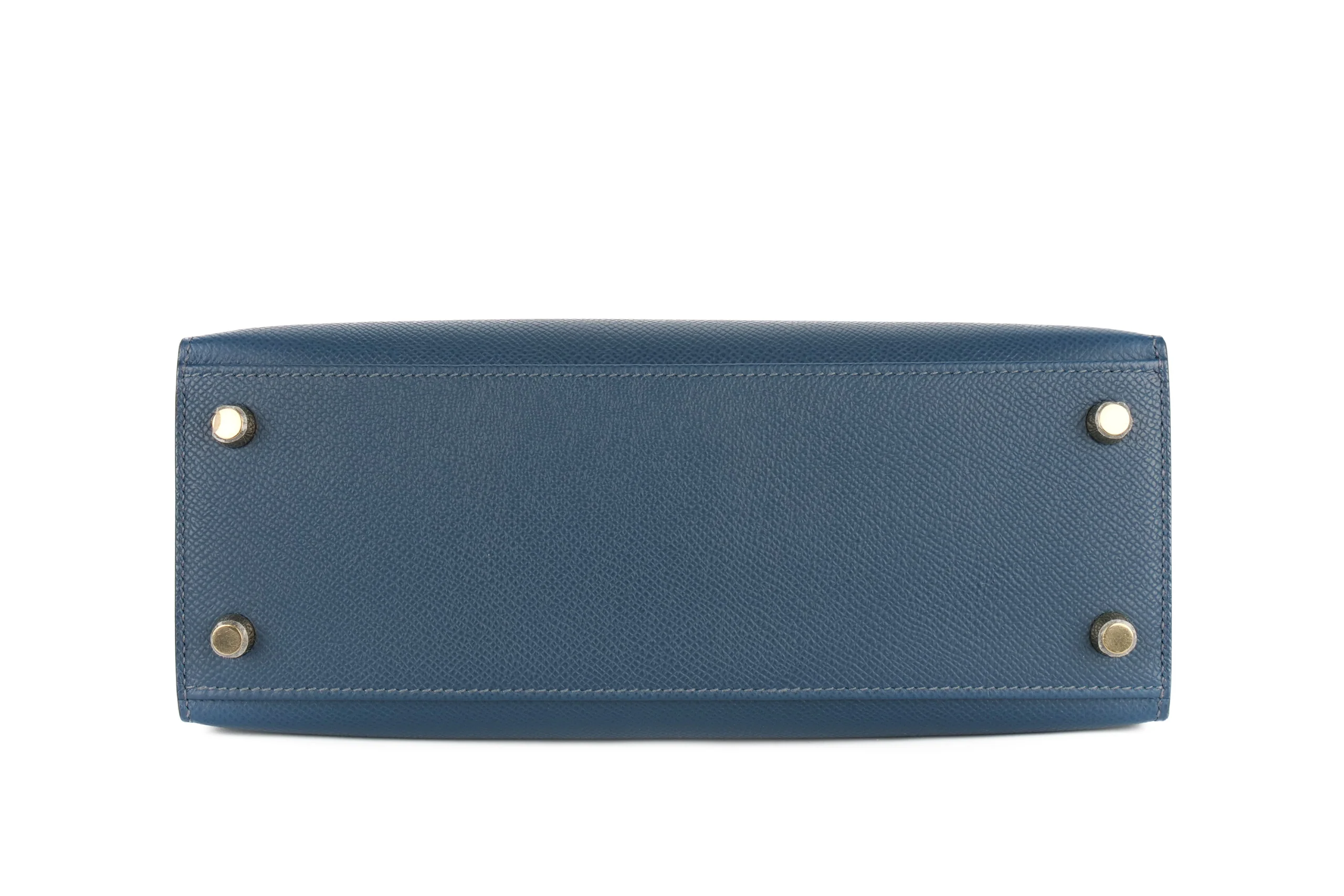 Hermès Kelly 25	Sellier	Epsom	Bleu De Prusse	GHW - Image 6