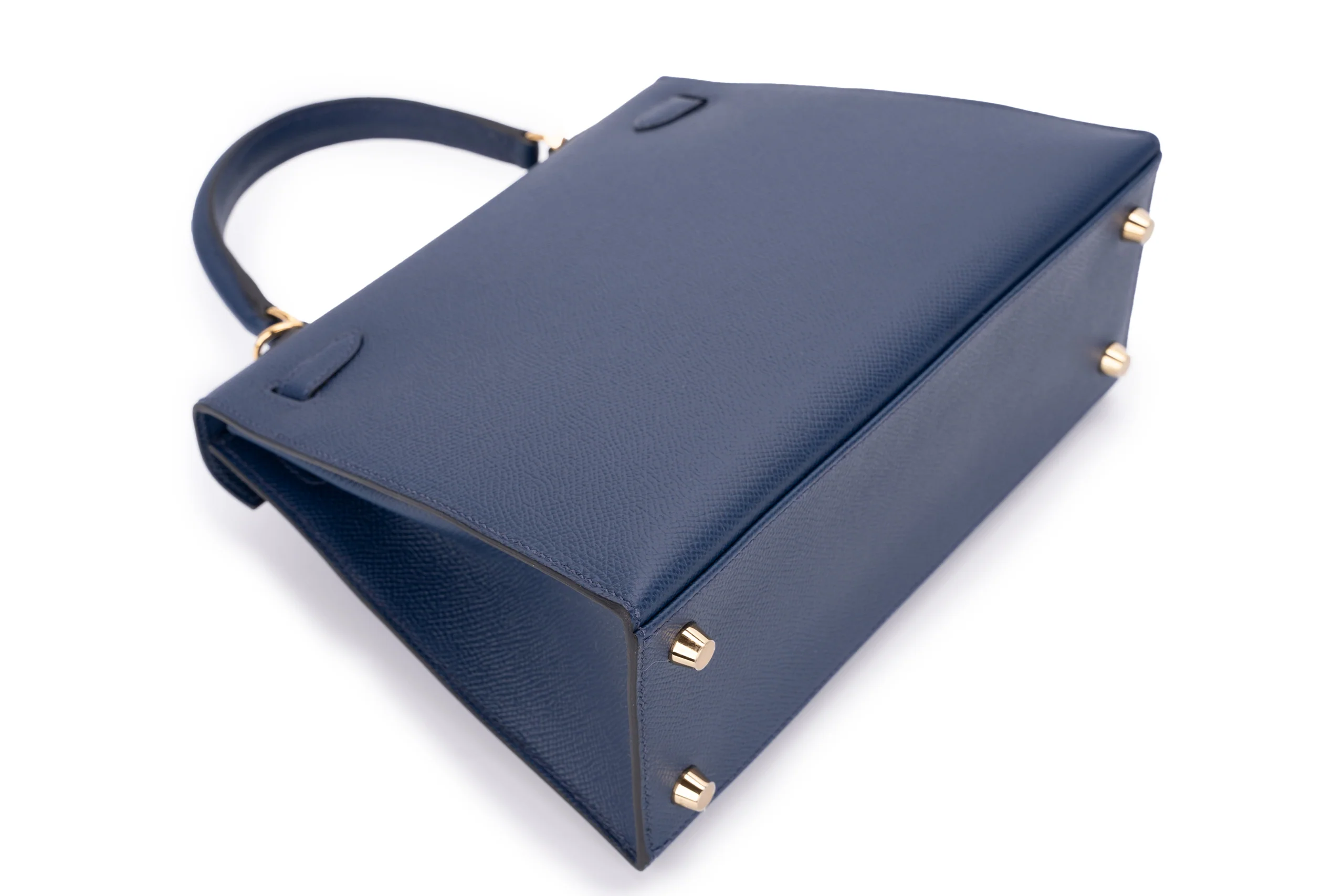 Hermès Kelly 25 Sellier Epsom Bleu Navy GHW - Image 11