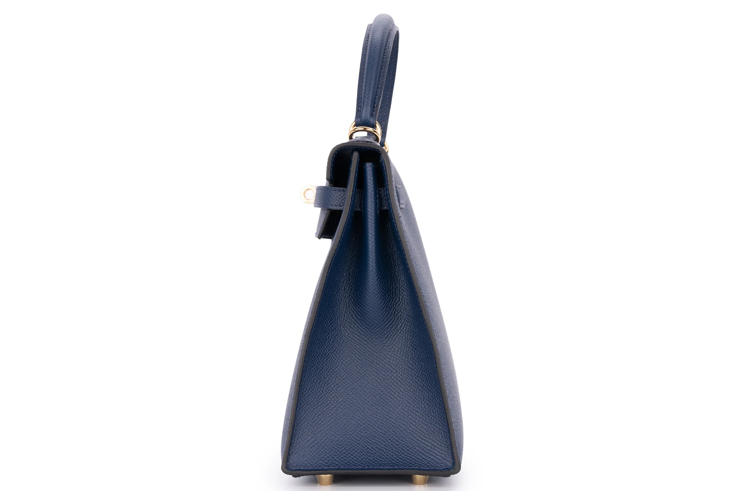 Hermès Kelly 25 Sellier Epsom Bleu Navy GHW - Image 3