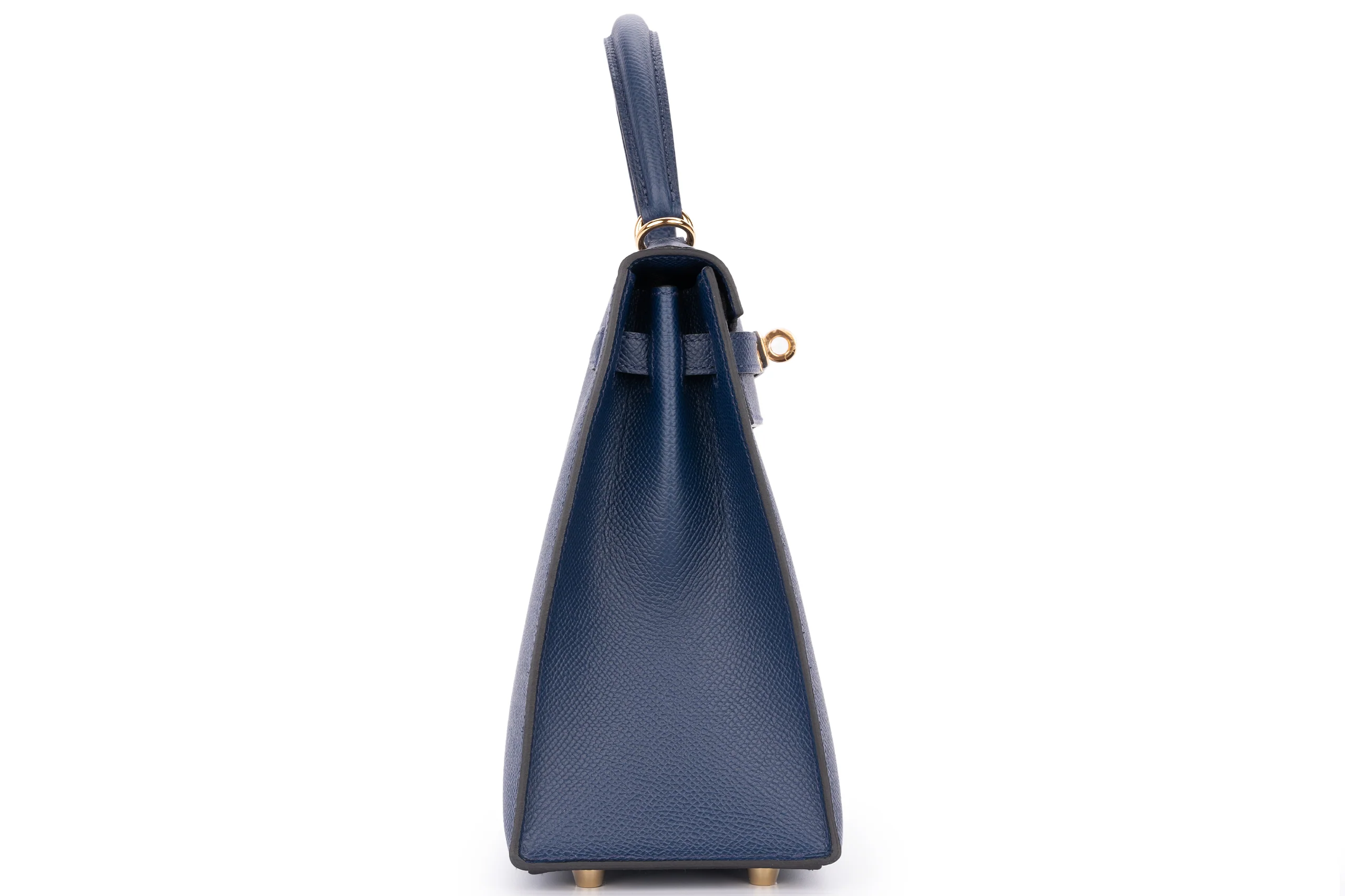 Hermès Kelly 25 Sellier Epsom Bleu Navy GHW - Image 5
