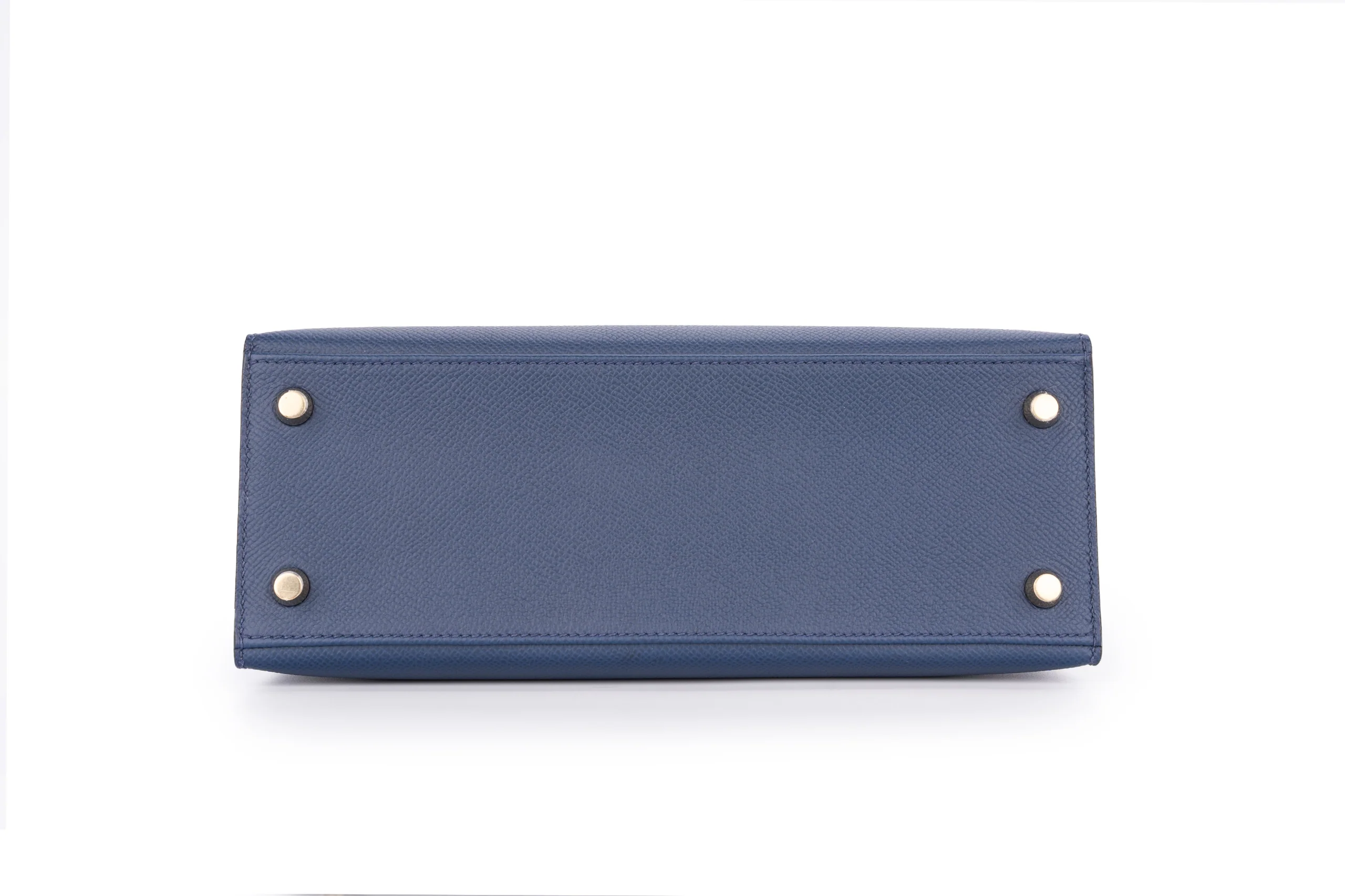 Hermès Kelly 25 Sellier Epsom Bleu Navy GHW - Image 6