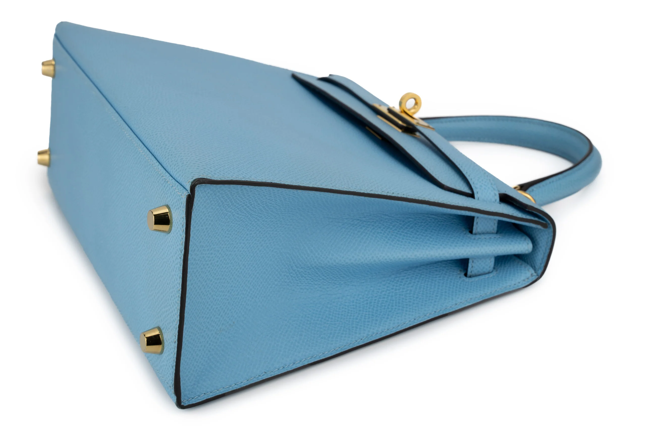 Hermès Kelly 25 Sellier Epsom Celeste GHW - Image 11