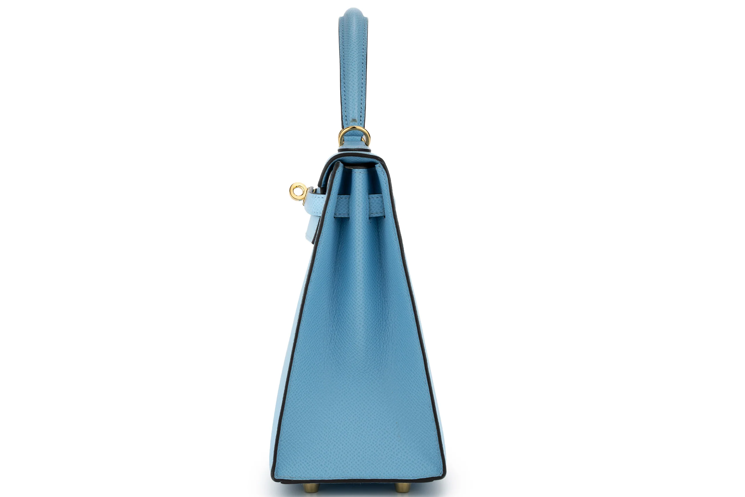 Hermès Kelly 25 Sellier Epsom Celeste GHW - Image 3