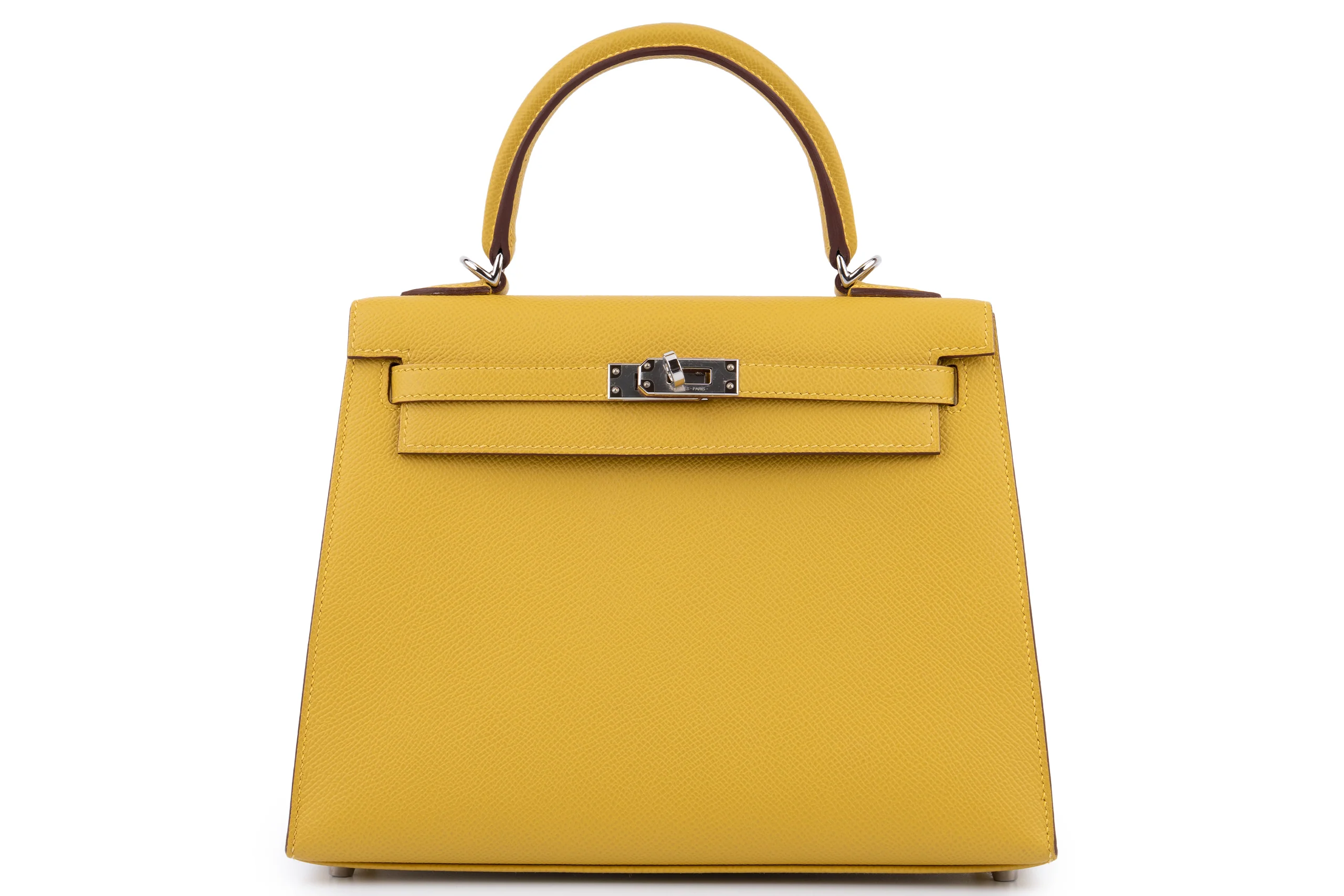 Hermès Kelly 25	Sellier Epsom Cumin PHW