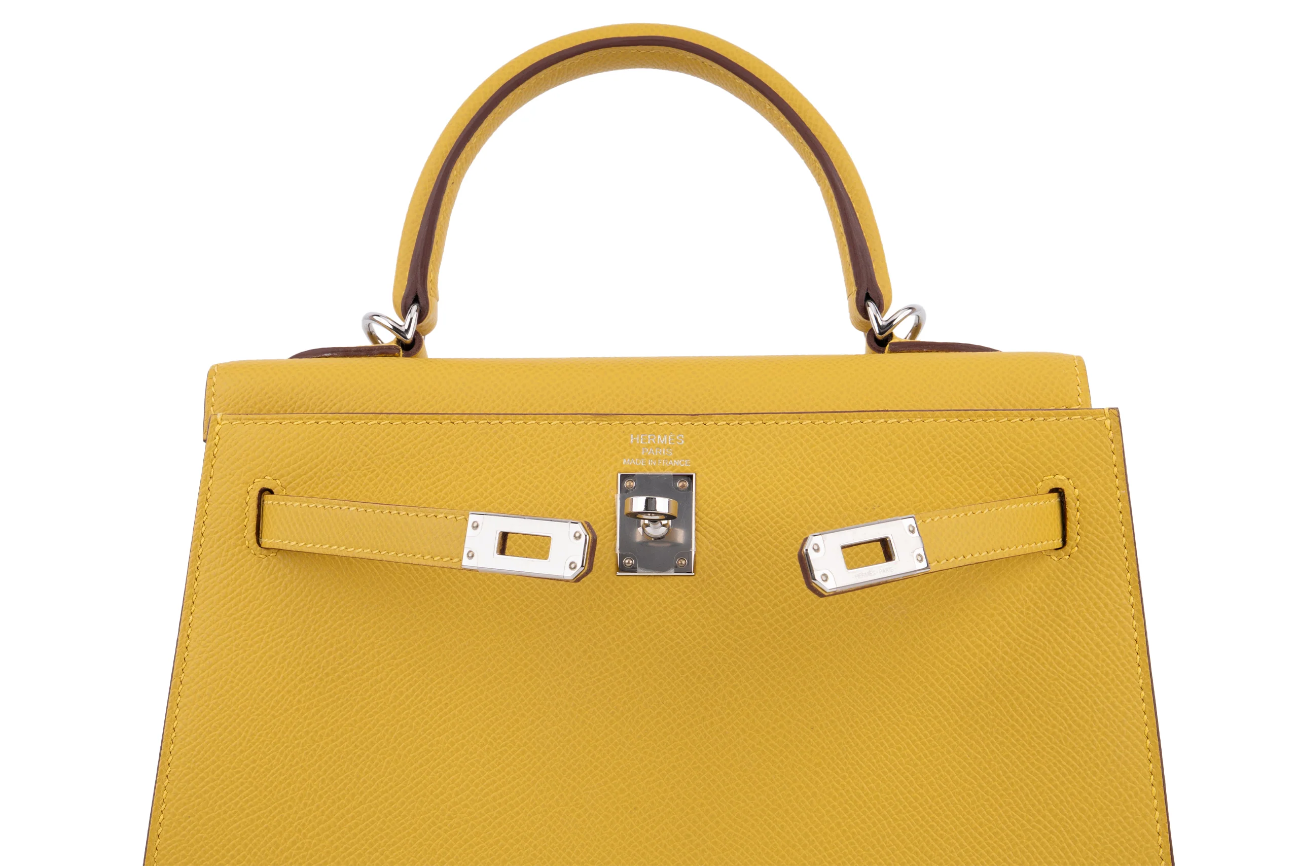 Hermès Kelly 25	Sellier Epsom Cumin PHW - Image 9
