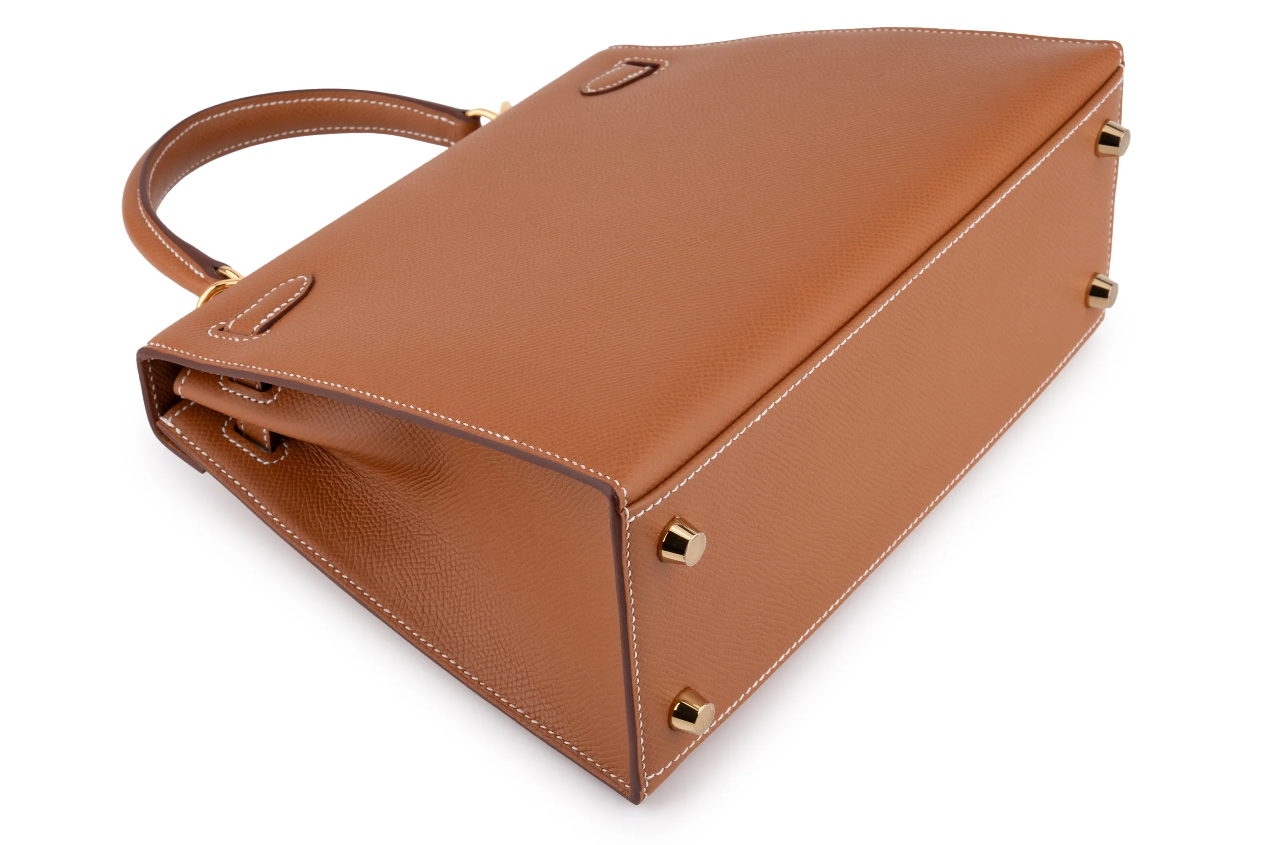 Hermès  Kelly 25	Sellier	Epsom	Gold	GHW - Image 11