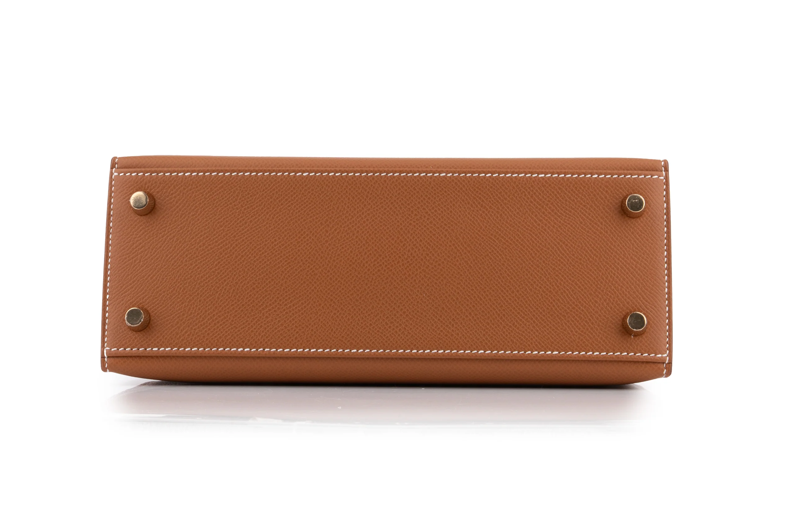 Hermès  Kelly 25	Sellier	Epsom	Gold	GHW - Image 6