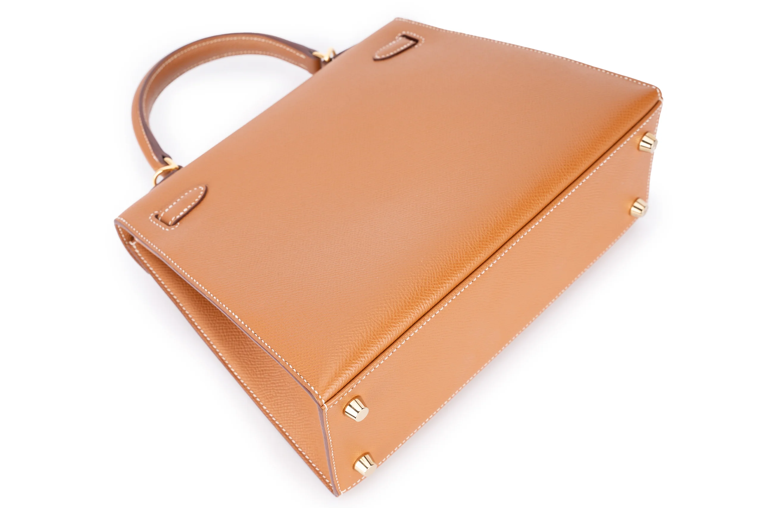 Hermès Kelly 25 Sellier Epsom Gold GHW - Image 14
