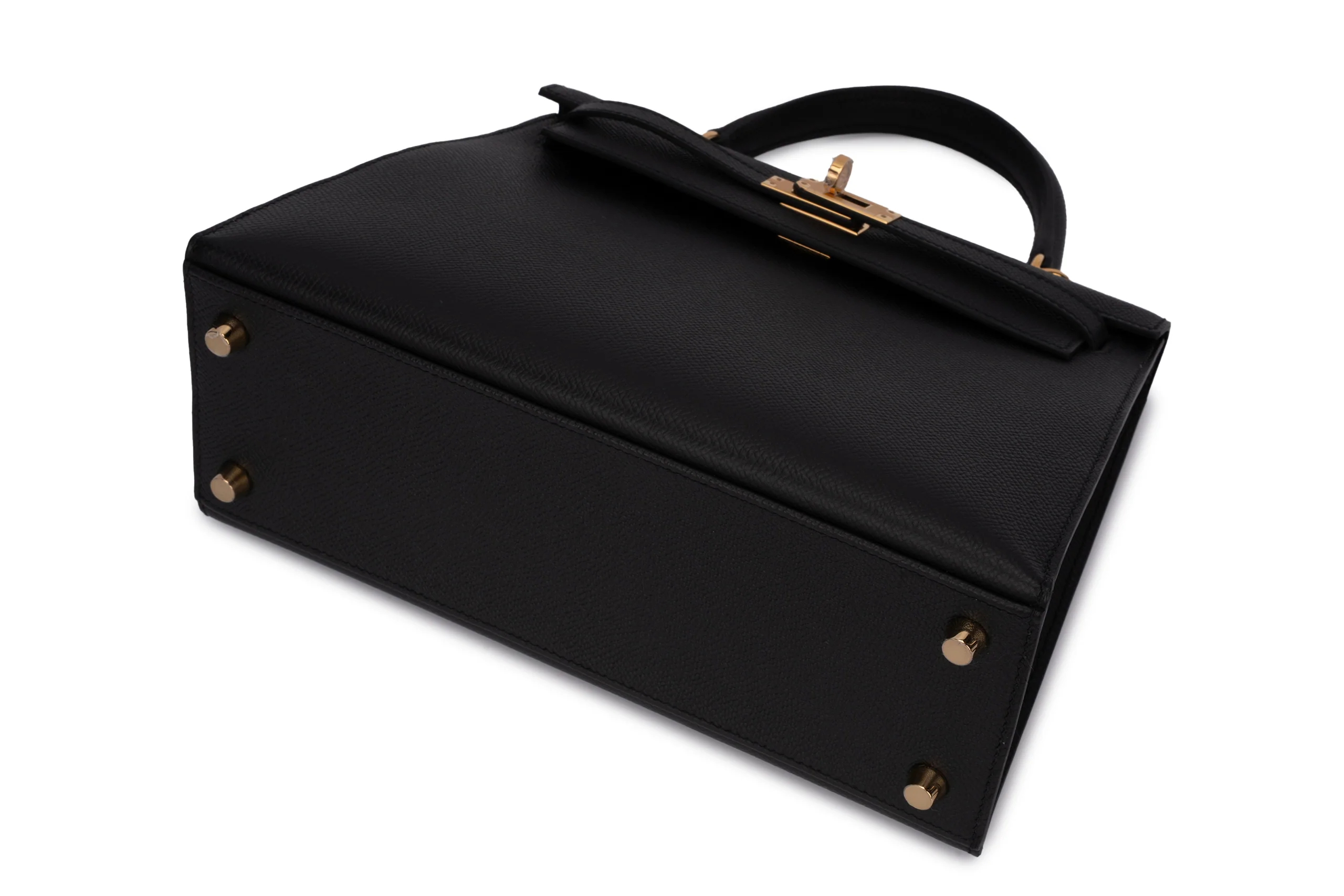 Hermès Kelly 25	Sellier	Epsom	Noir	GHW - Image 9