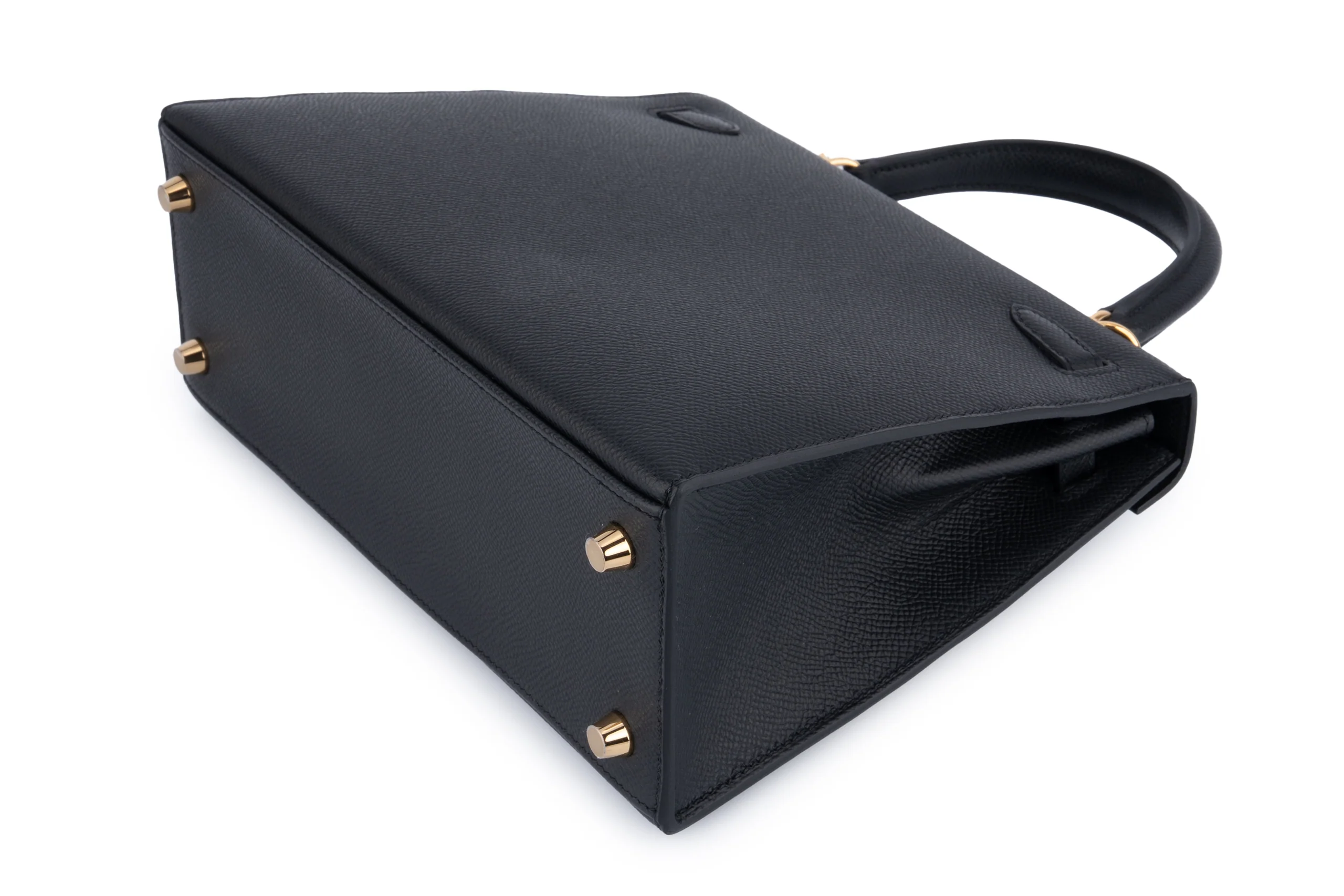 Hermès Kelly 25 Sellier Epsom Noir GHW - Image 11