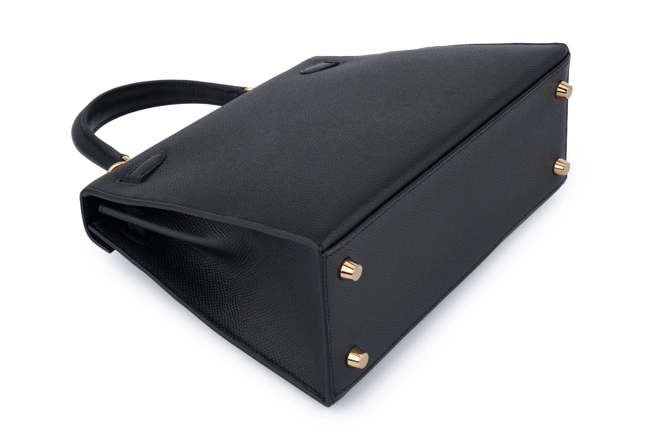Hermès Kelly 25 Sellier Epsom Noir GHW - Image 12