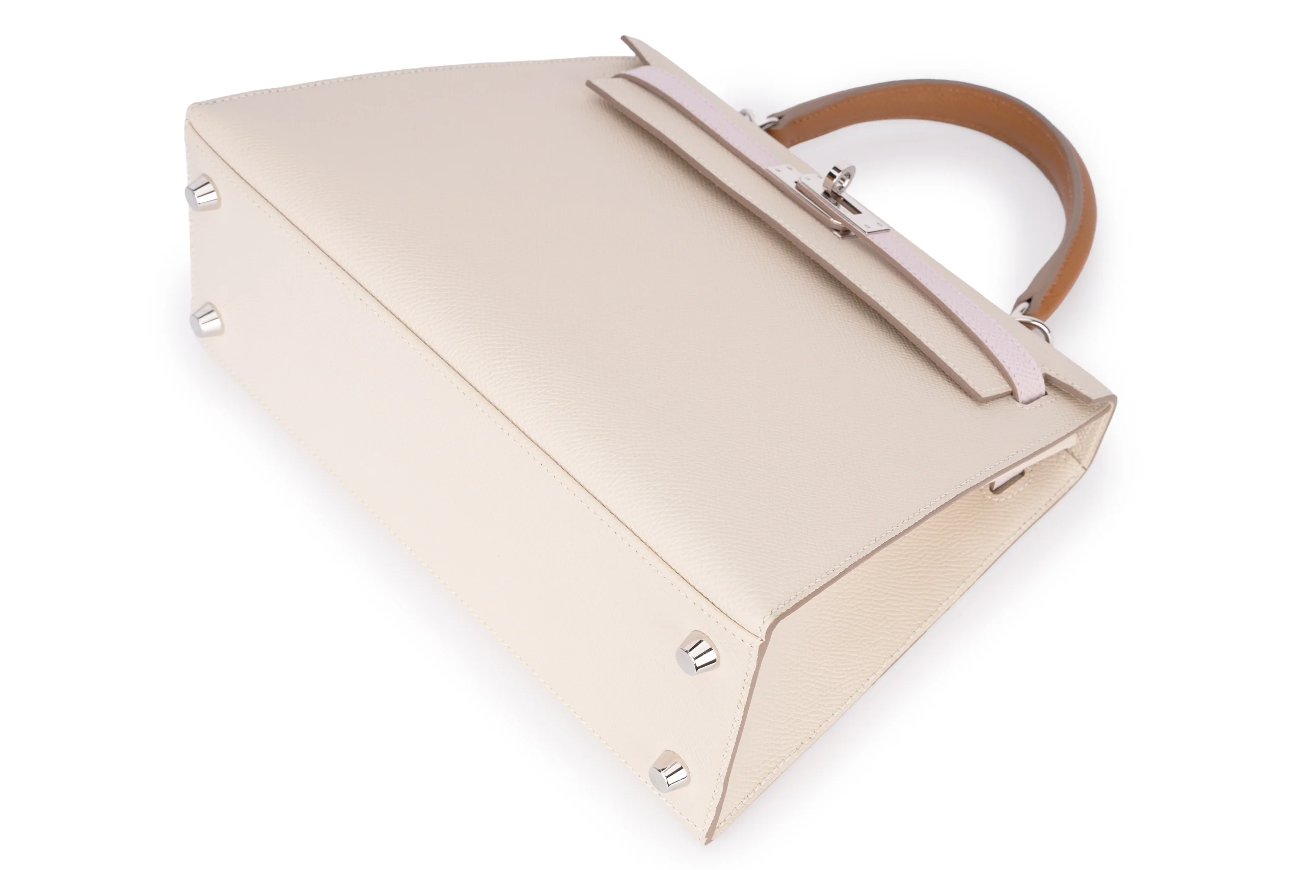 Hermès Kelly 25 Sellier Epsom Tri-Colour PHW - Image 10