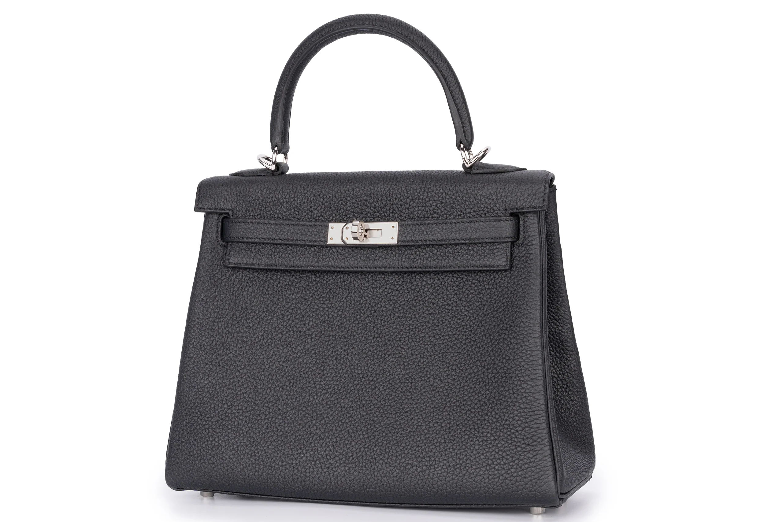 Hermès Kelly 25 Veau Togo Noir PHW - Image 2