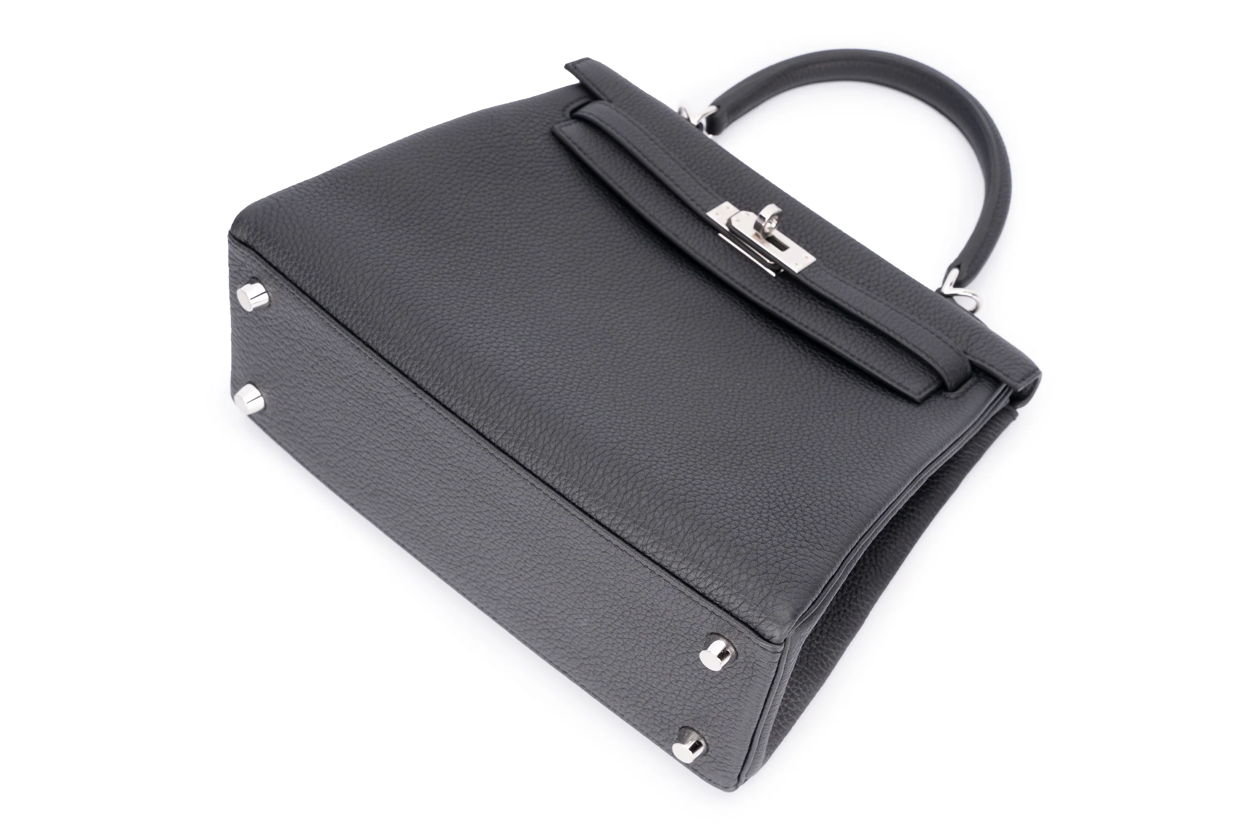 Hermès Kelly 25 Veau Togo Noir PHW - Image 8