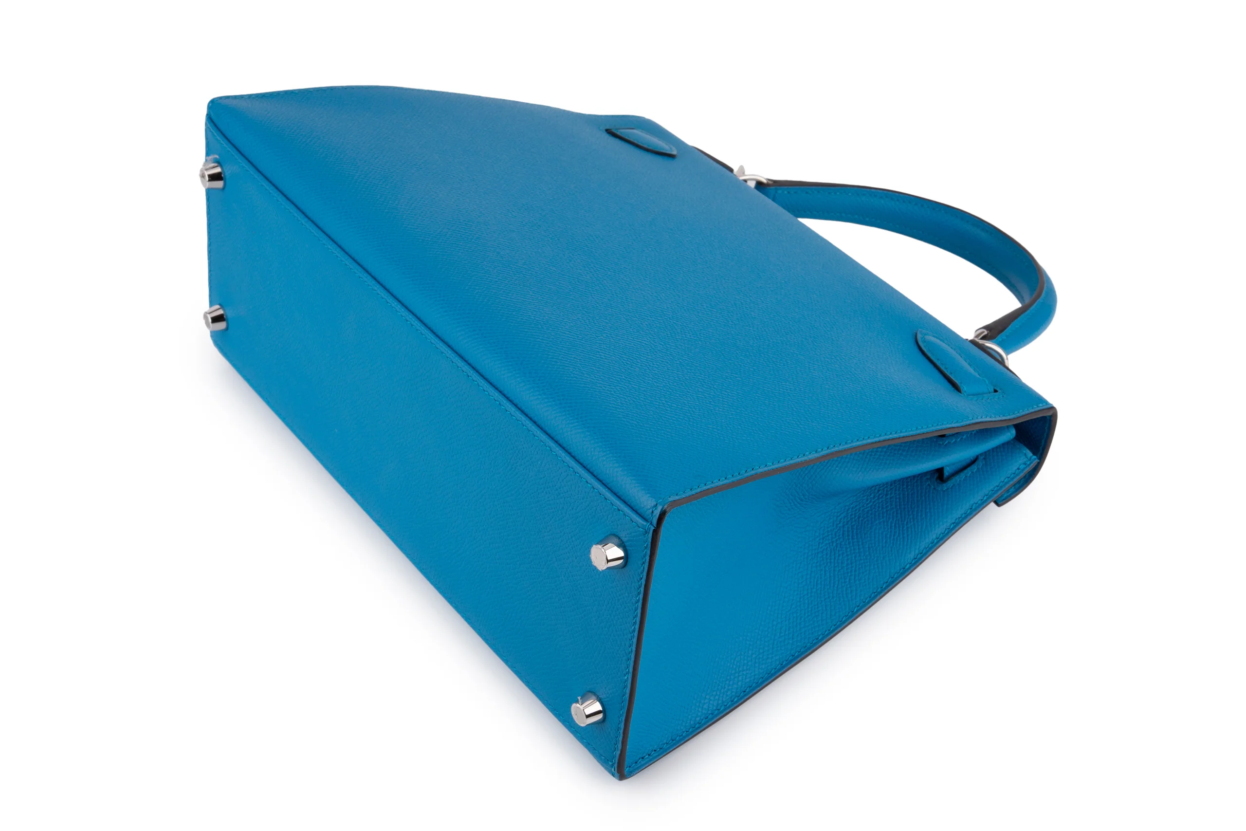 Hermès Kelly 28	Epsom	Bleu Tie	PHW - Image 13