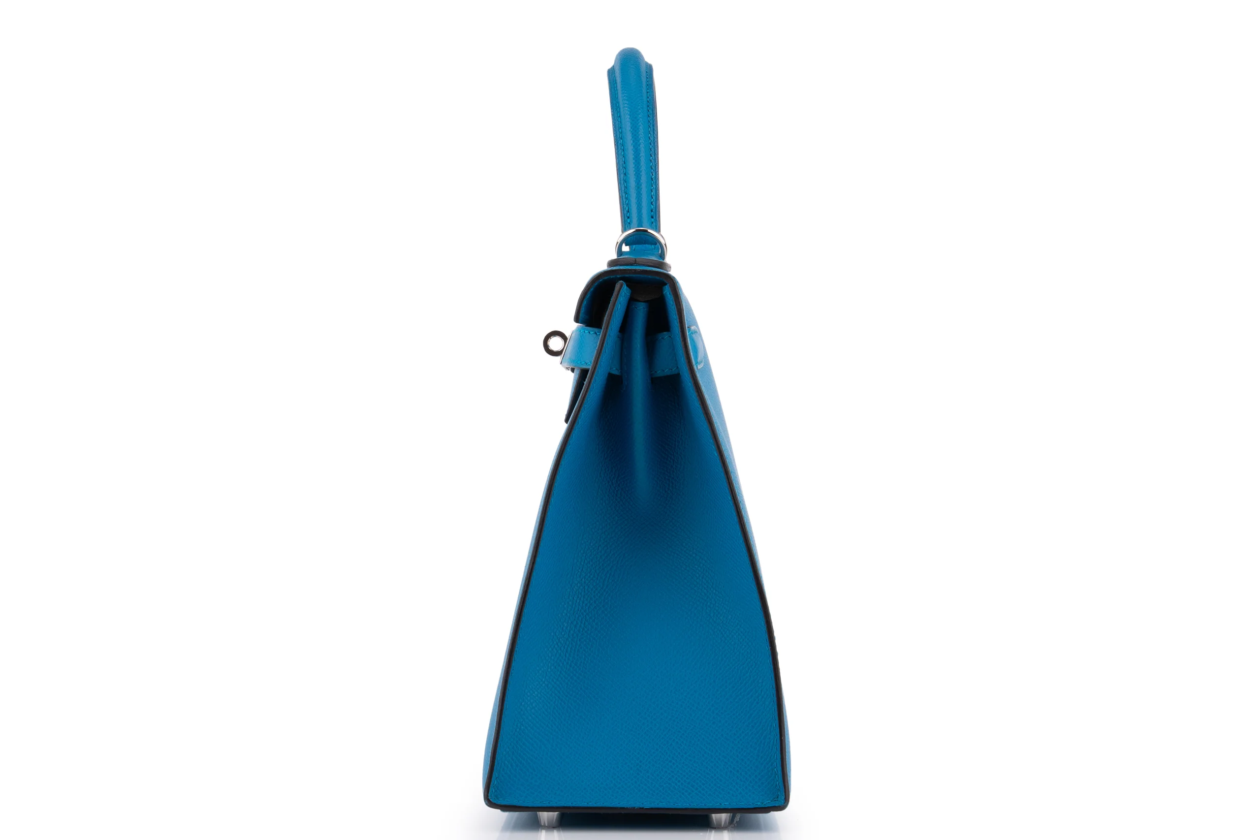 Hermès Kelly 28	Epsom	Bleu Tie	PHW - Image 3