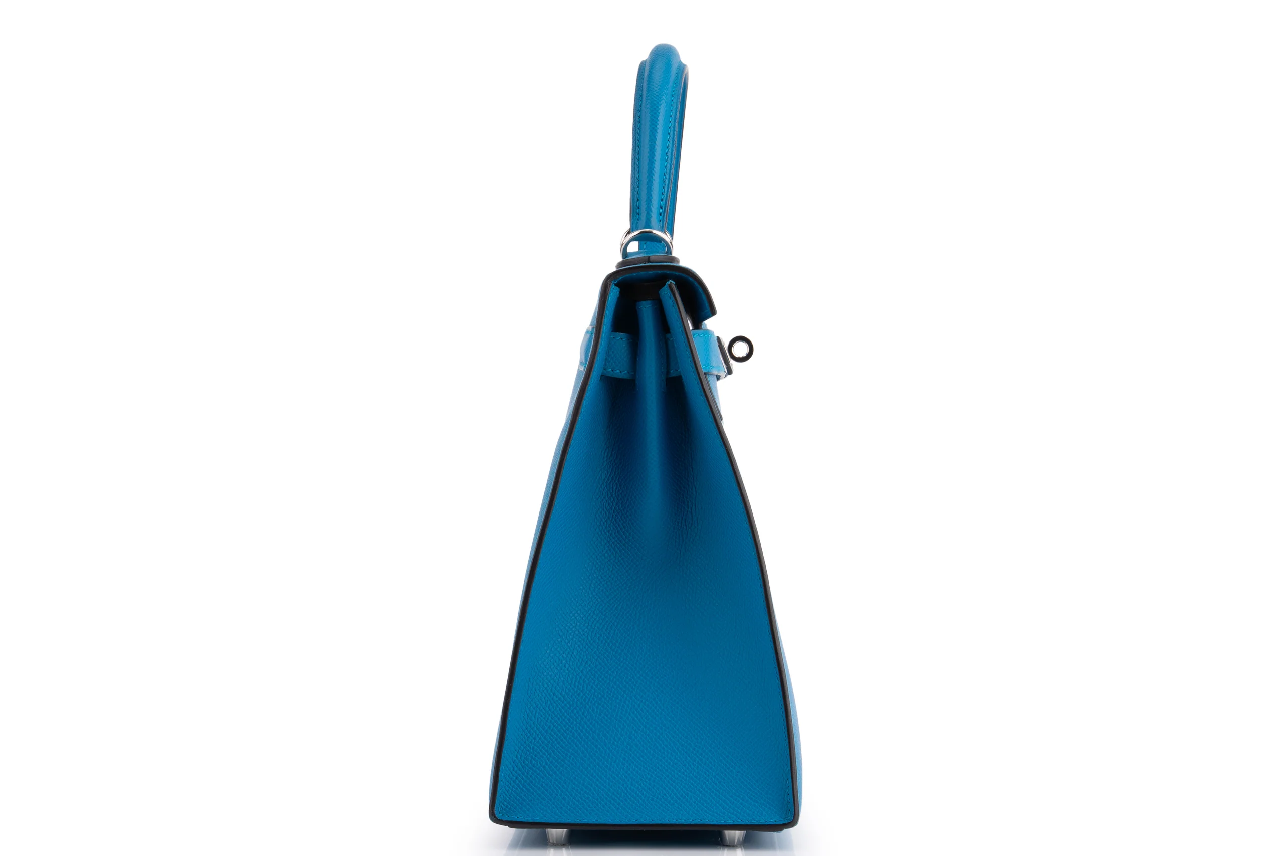Hermès Kelly 28	Epsom	Bleu Tie	PHW - Image 5