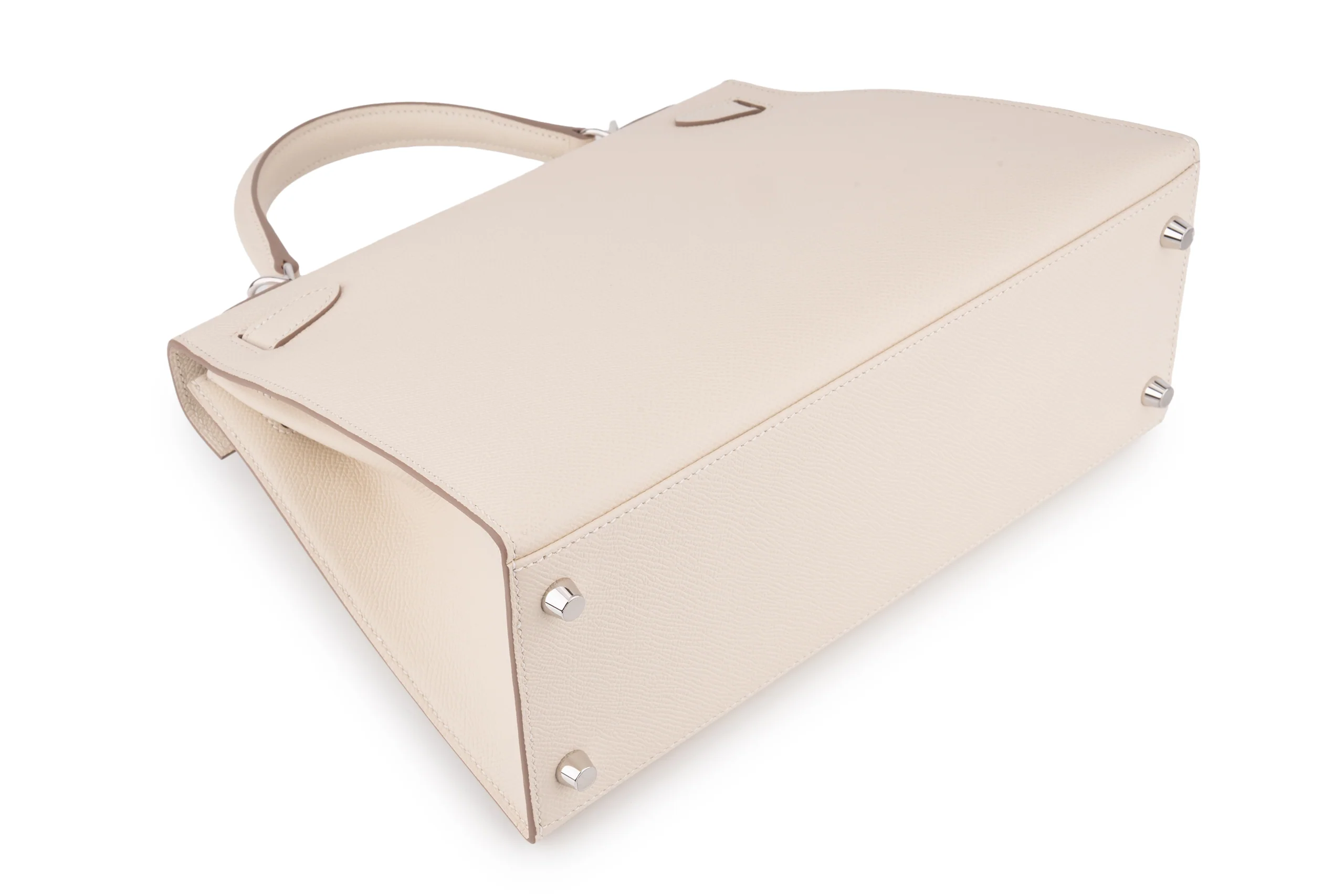 Hermès Kelly 28		 Epsom 	Craie 	PHW - Image 13