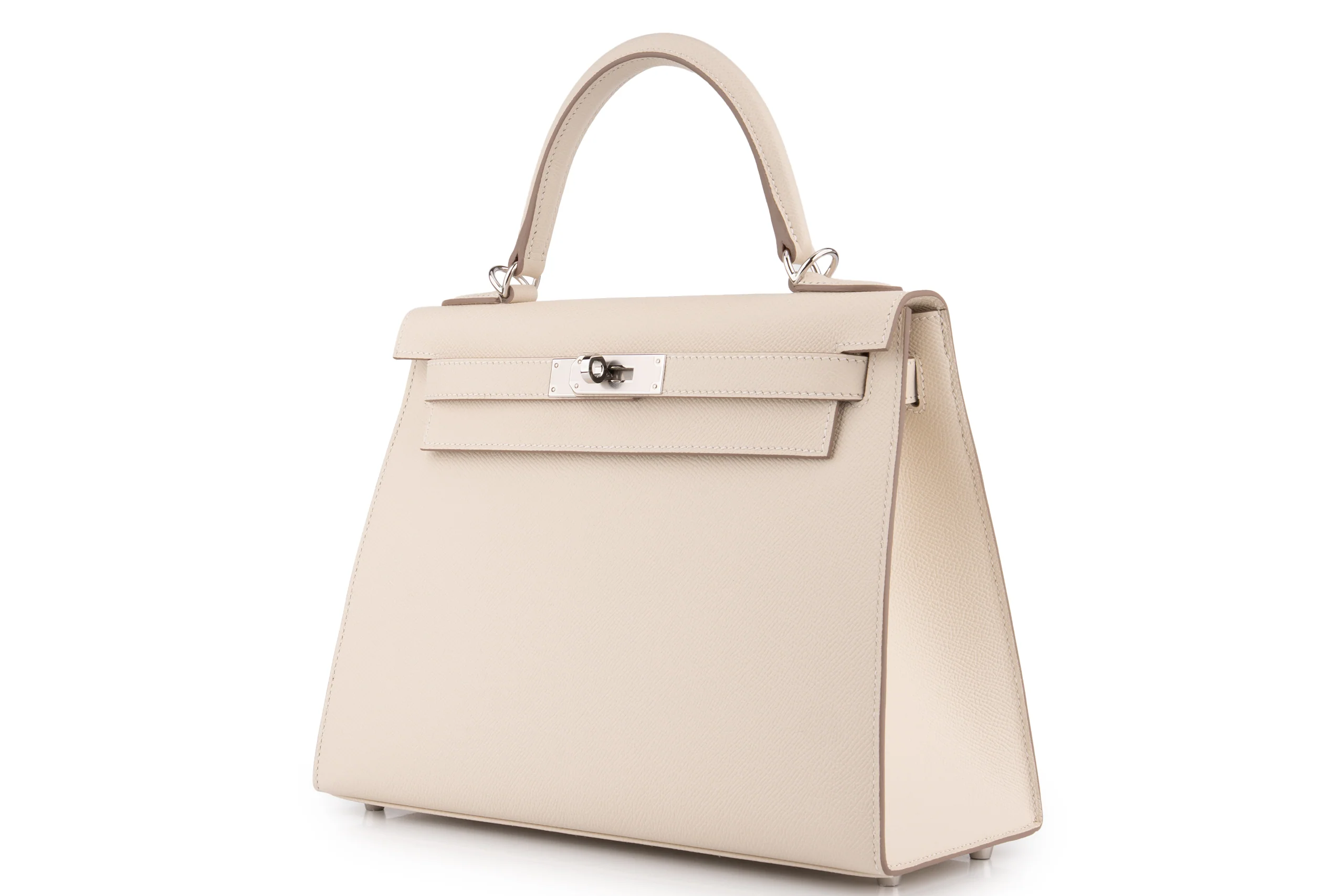 Hermès Kelly 28		 Epsom 	Craie 	PHW - Image 2
