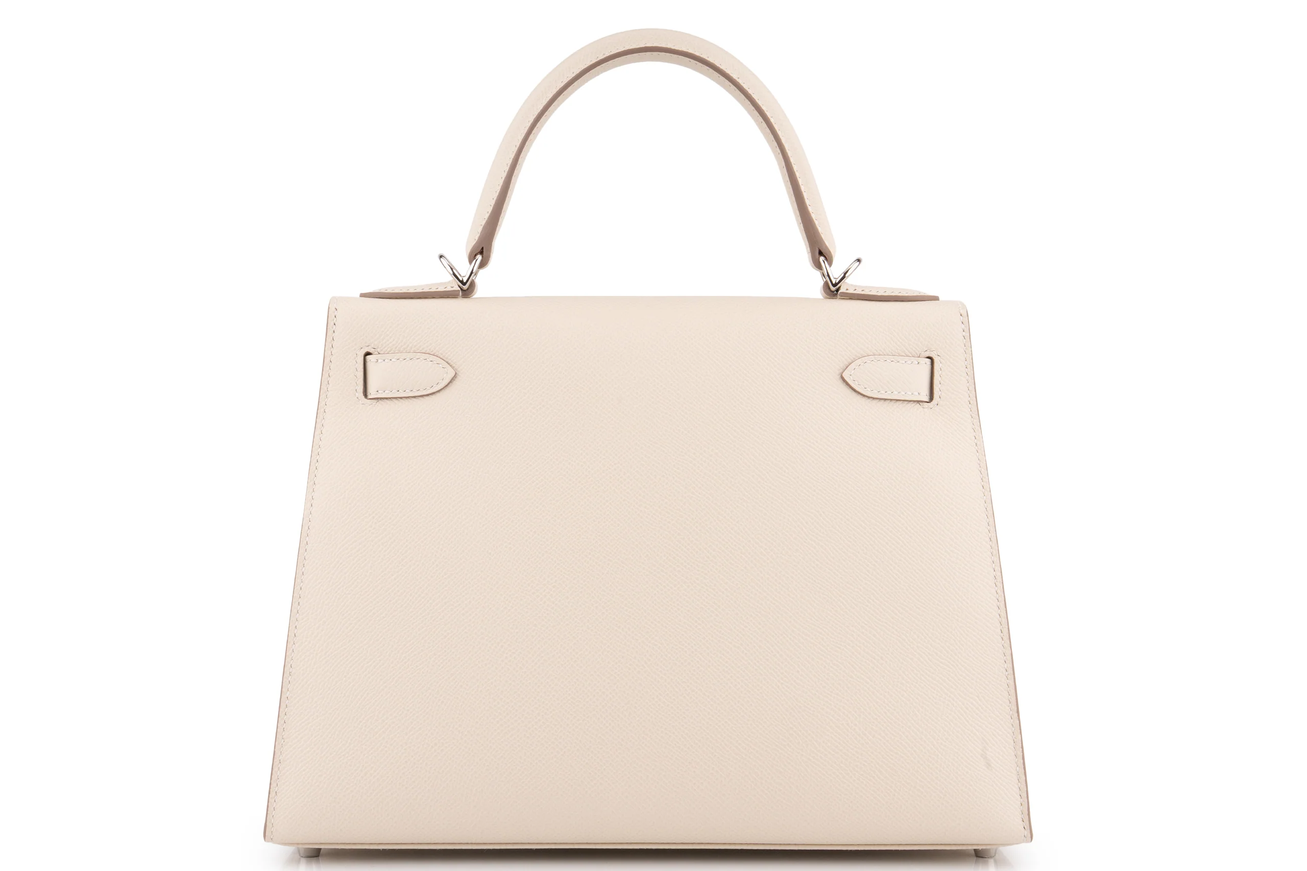 Hermès Kelly 28		 Epsom 	Craie 	PHW - Image 4