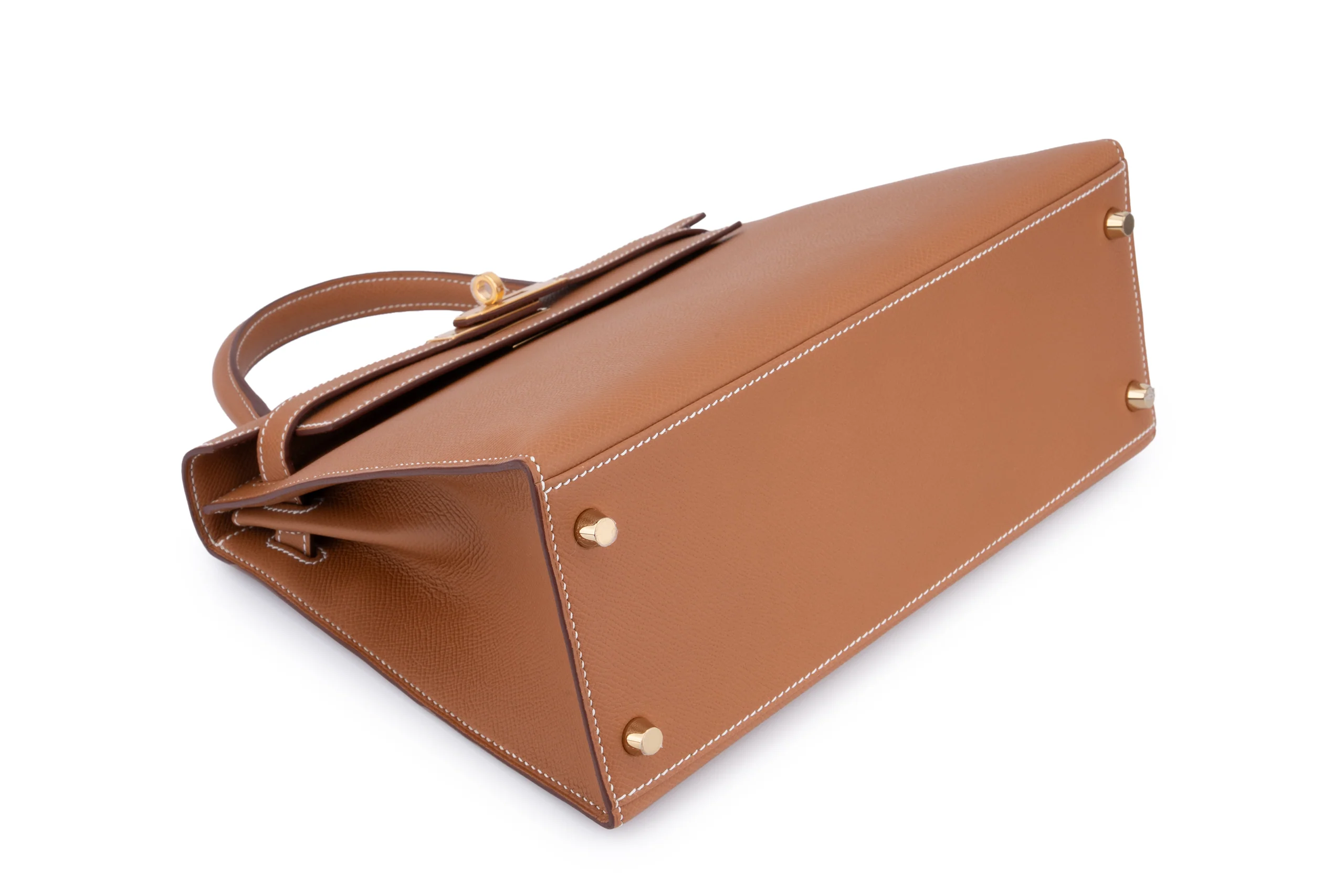Hermès Kelly 28 Epsom Gold GHW - Image 9
