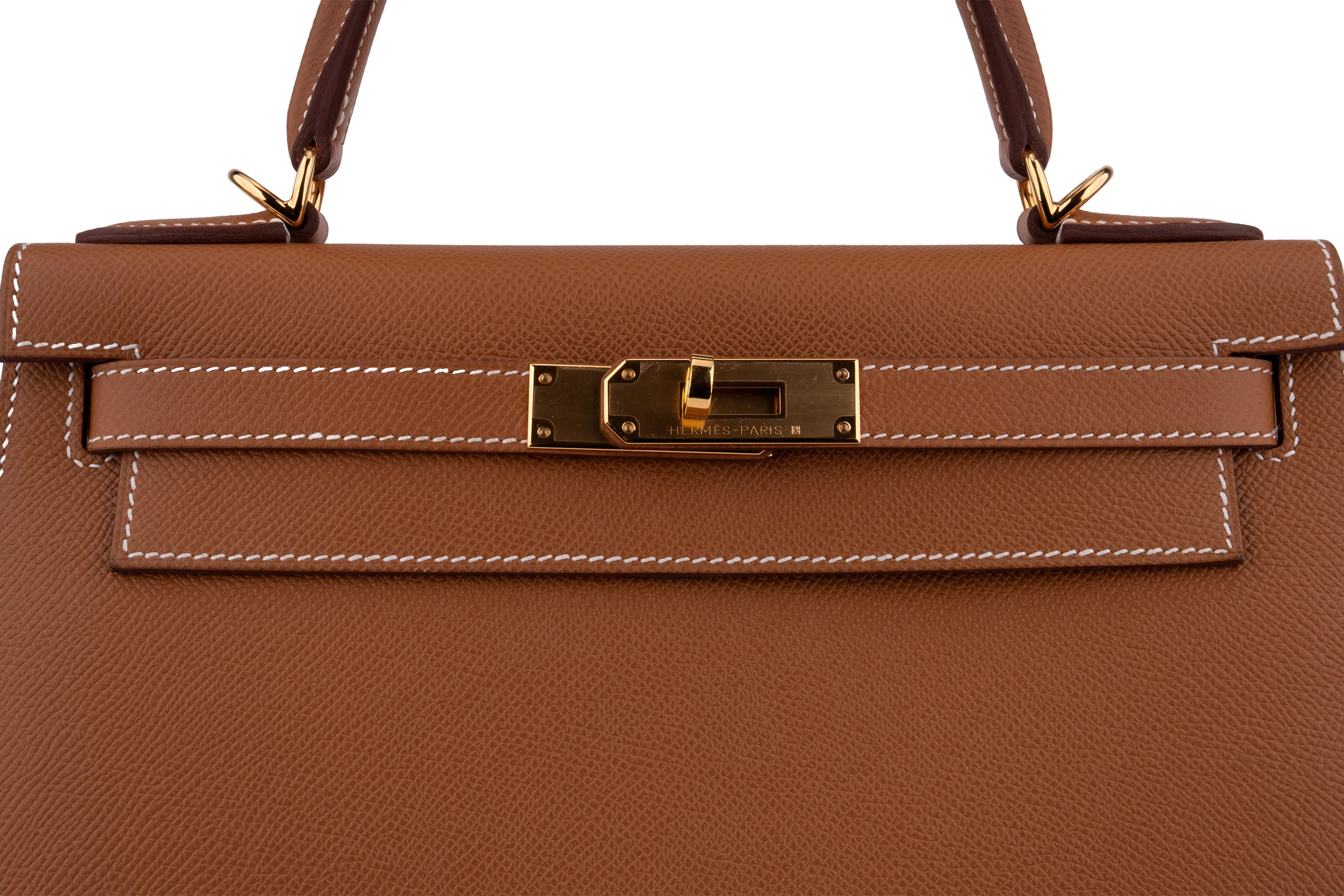 Hermès Kelly 28 		Epsom 	Gold 	GHW - Image 4