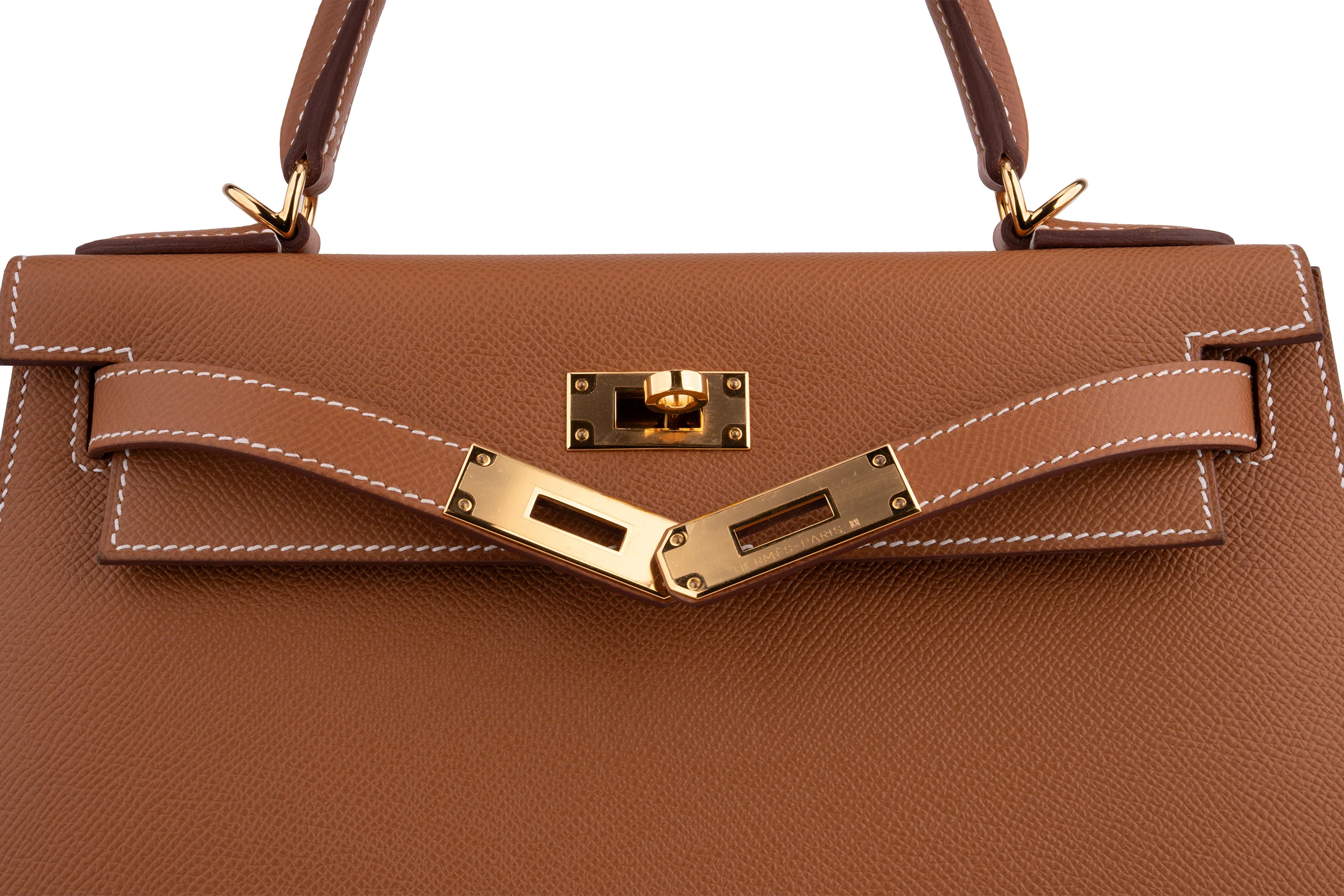 Hermès Kelly 28 		Epsom 	Gold 	GHW - Image 5