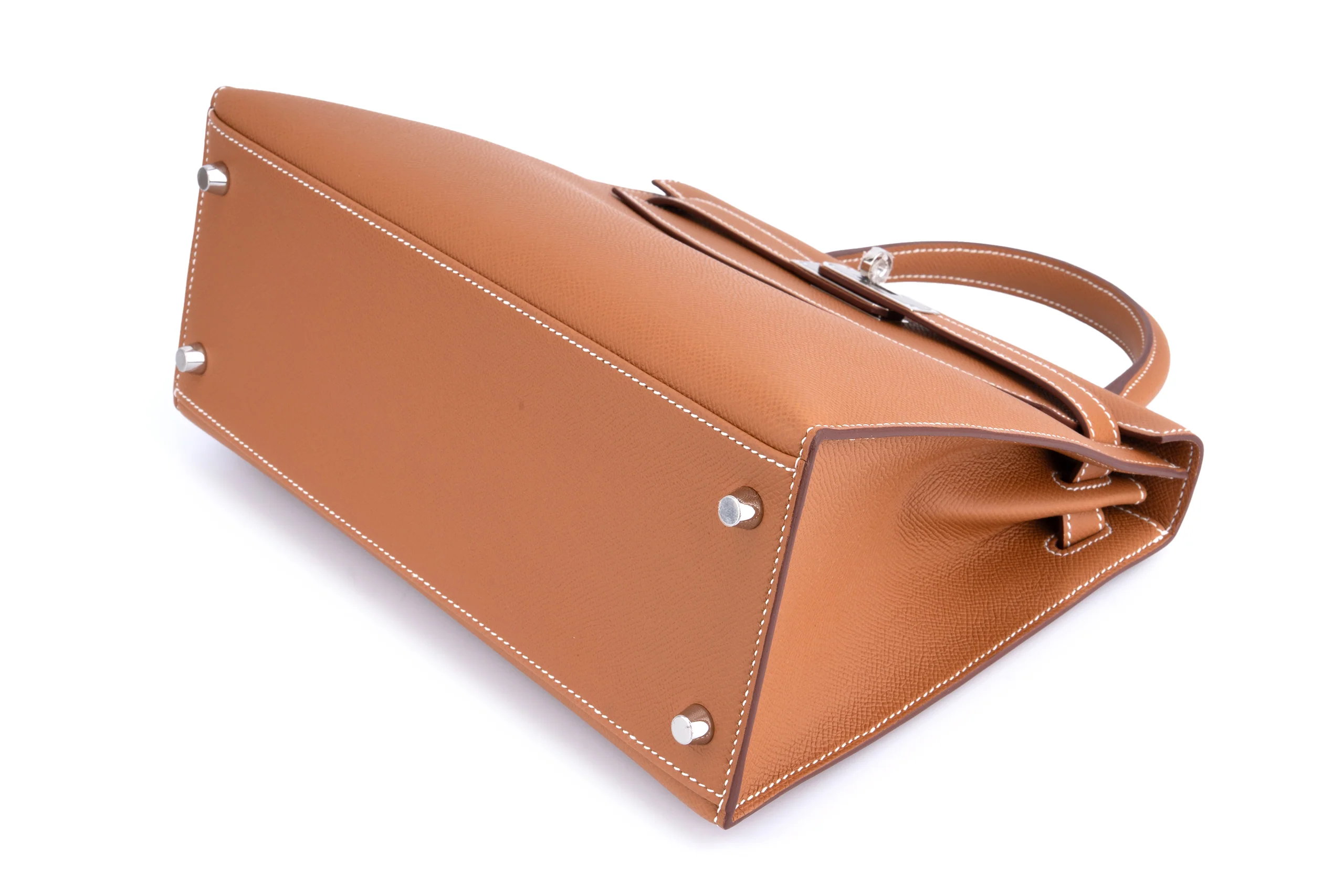 Hermès Kelly 28 Epsom Gold PHW - Image 8