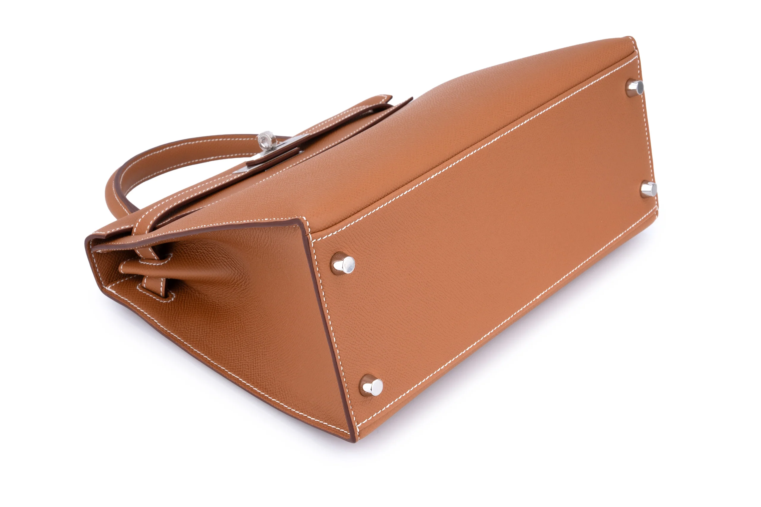 Hermès Kelly 28 Epsom Gold PHW - Image 9