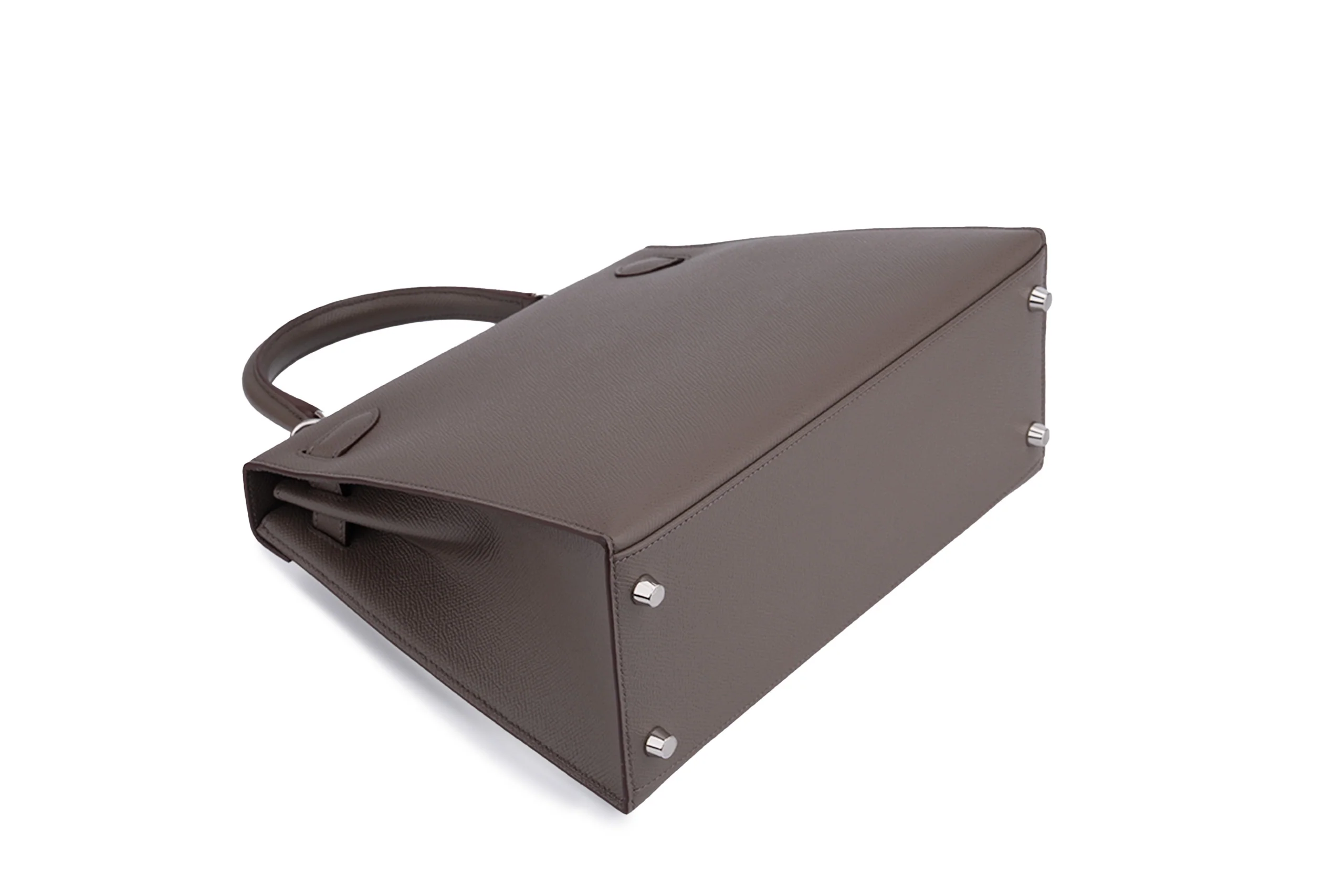 Hermès  Kelly 28		Epsom	Gris Etain	PHW - Image 10