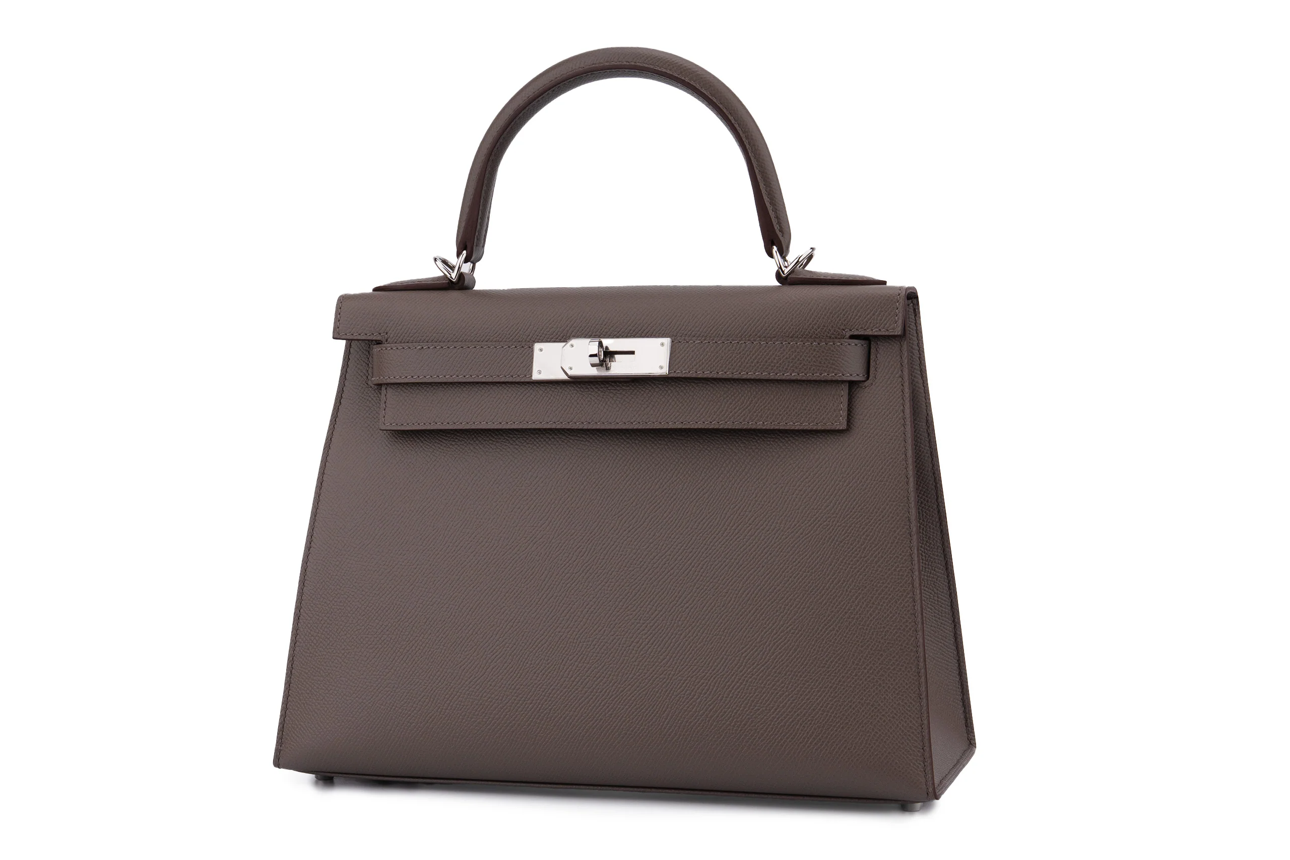 Hermès  Kelly 28		Epsom	Gris Etain	PHW - Image 2