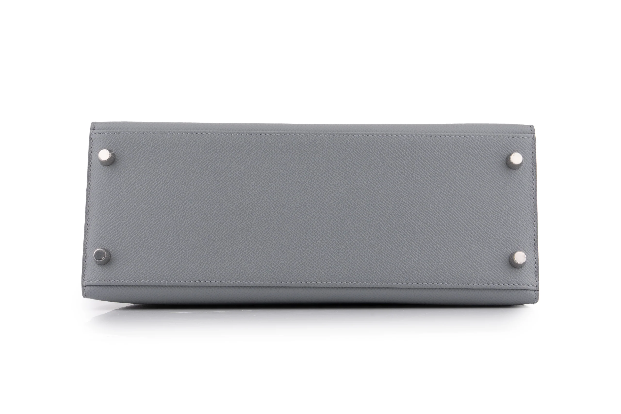 Hermès Kelly 28		Epsom 	Gris Pantin 	PHW - Image 5