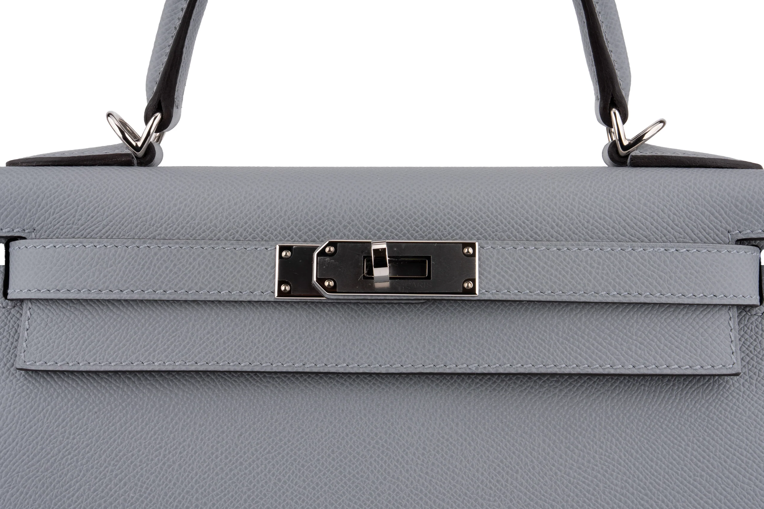 Hermès Kelly 28		Epsom 	Gris Pantin 	PHW - Image 6