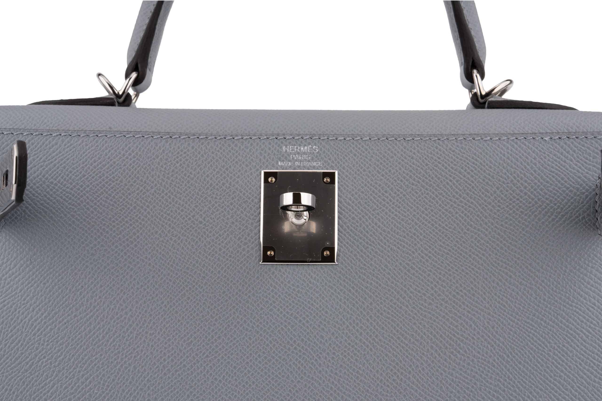 Hermès Kelly 28		Epsom 	Gris Pantin 	PHW - Image 8
