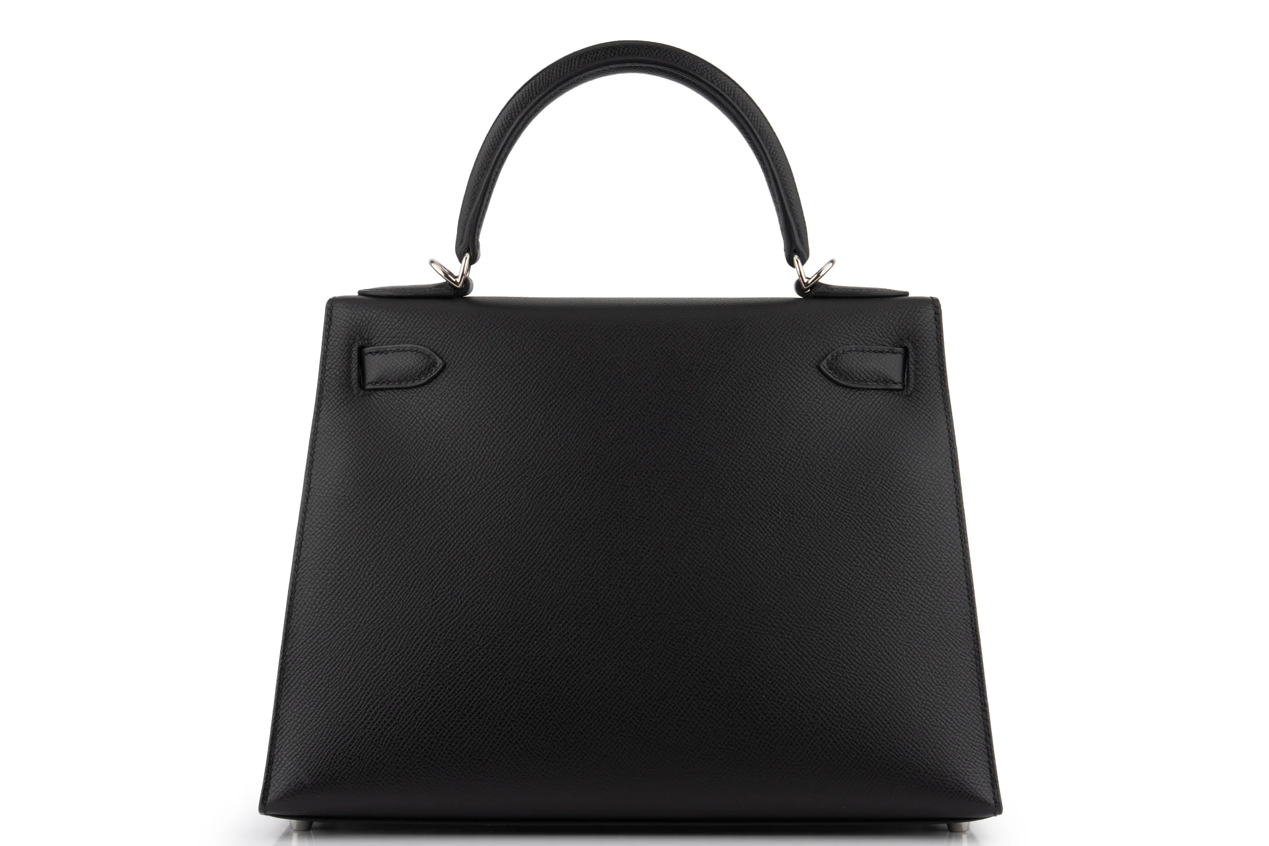 Hermès Kelly 28 			Epsom 	Noir 	PHW - Image 4