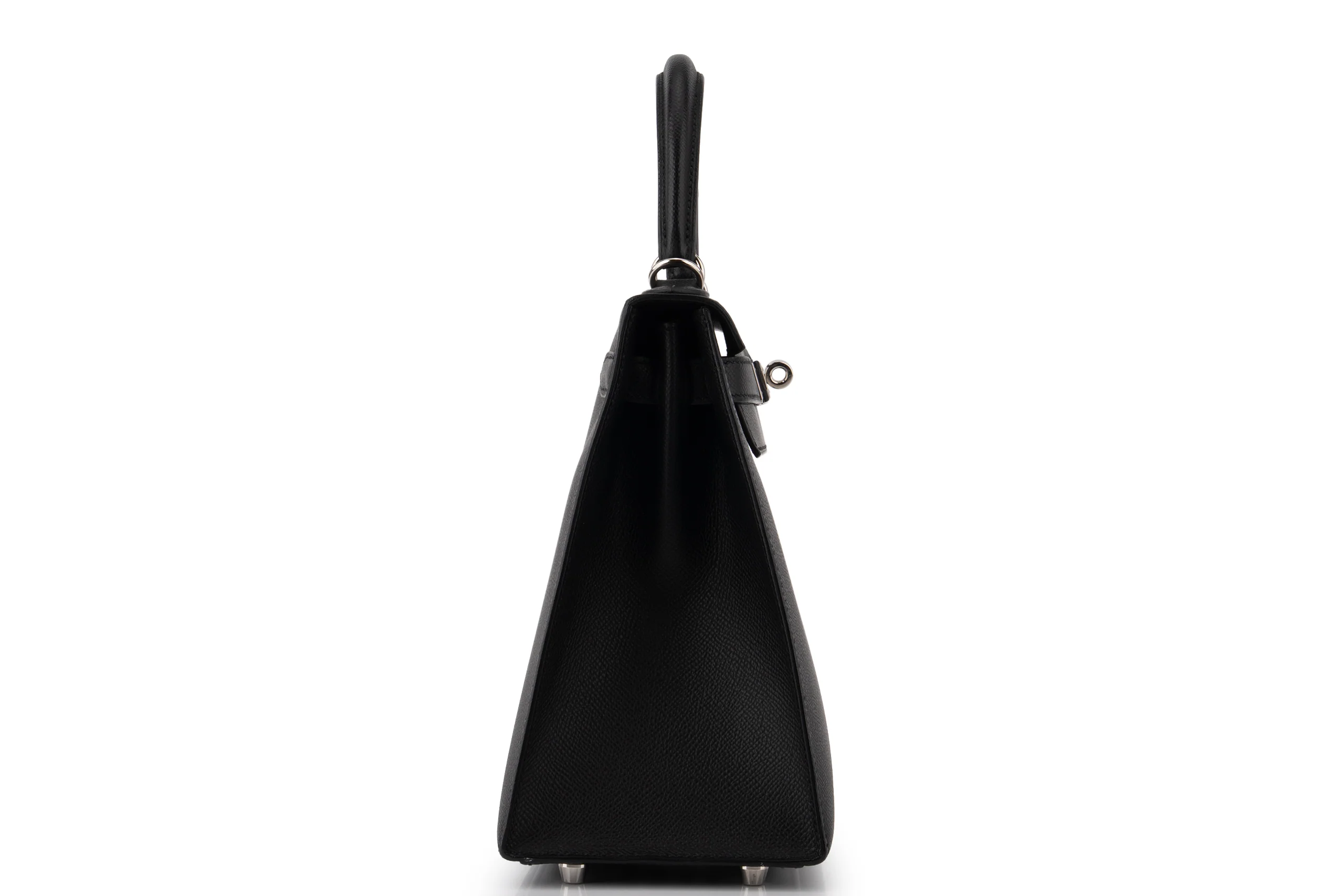 Hermès Kelly 28 			Epsom 	Noir 	PHW - Image 5