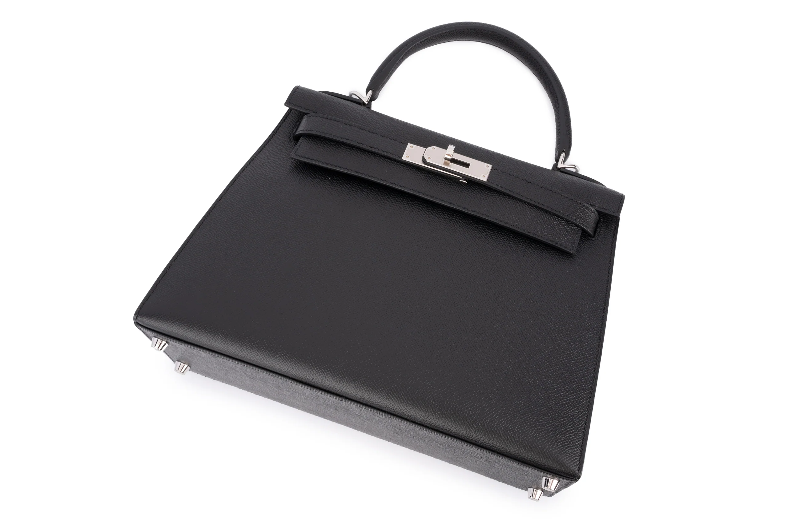 Hermès Kelly 28		Epsom	Noir	PHW - Image 4