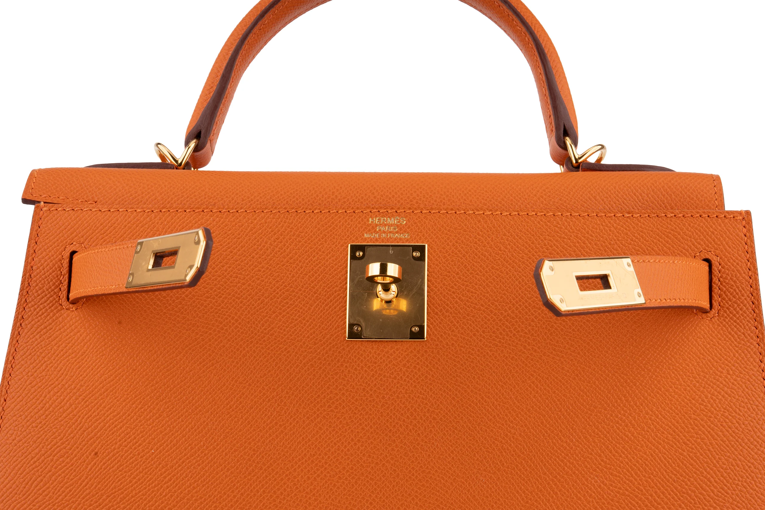 Hermès Kelly 28		Epsom	Orange H	GHW - Image 9